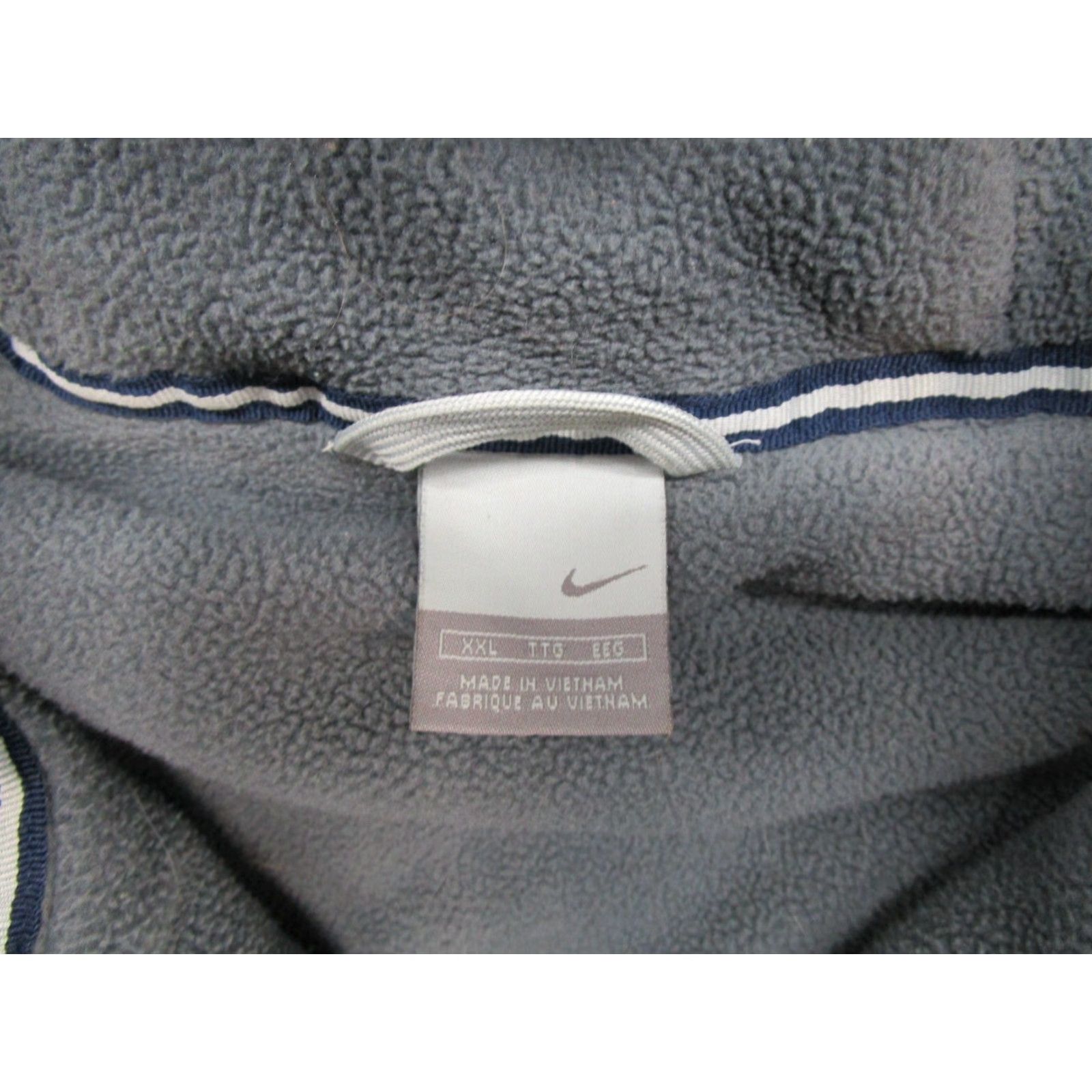 Nike VINTAGE Nike Jacket Men's 2XL Y2K Silver Tag Fleece Lined Full Zip Hooded Read Mens Size US XXL / EU 58 / 5 - 4 Thumbnail
