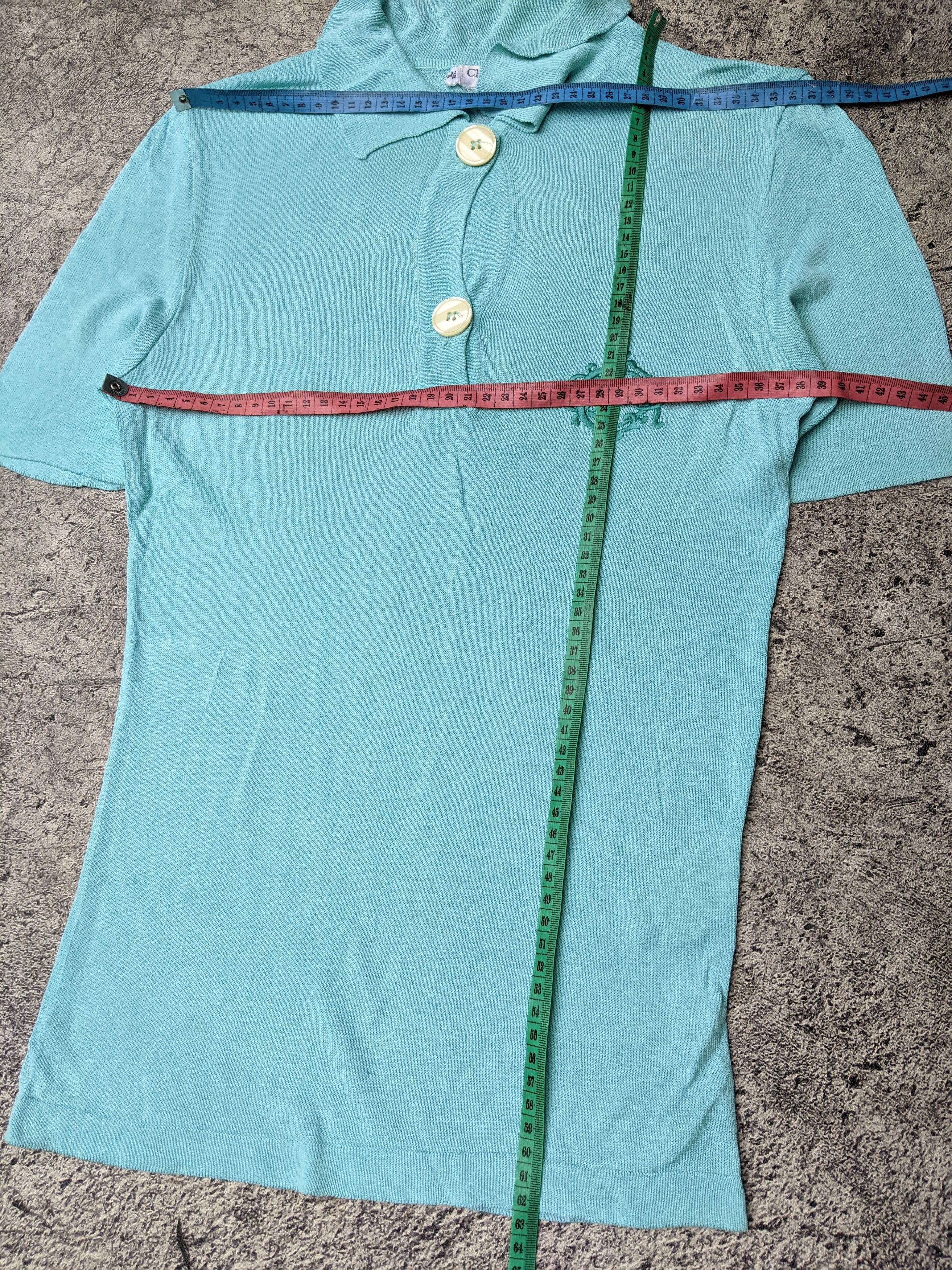 Christian Dior Monsieur Christian Dior Coordonnes Viscose Polo Size XS / US 0-2 / IT 36-38 - 8 Thumbnail
