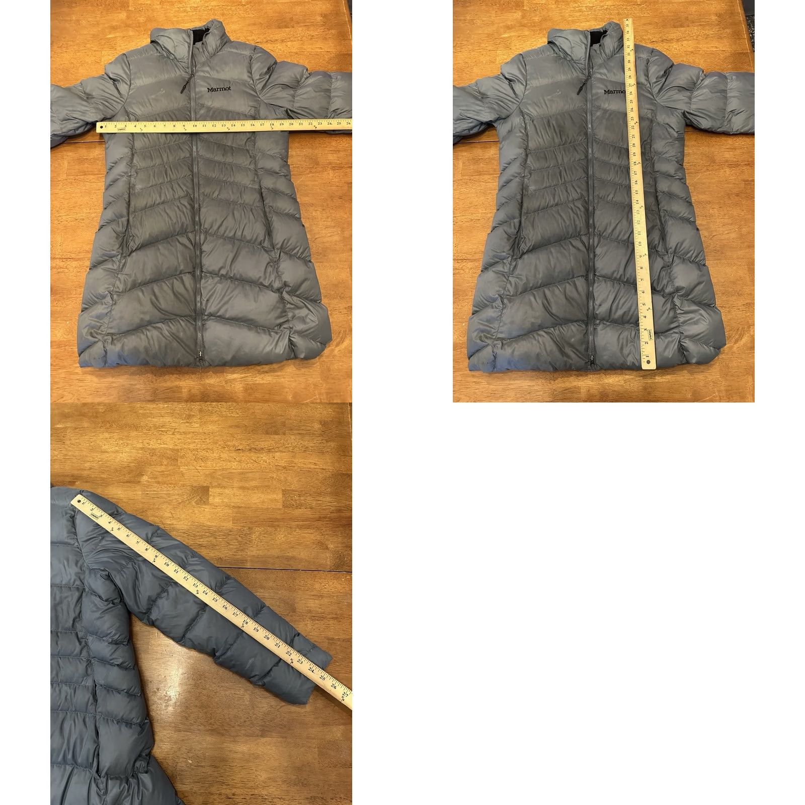 Marmot Marmot Women’s Parka Jacket Medium 700 Fill Down Insulated Coat Zip Hooded Pockets Gray Mens Womens Girls Boys Size M / US 6-8 / IT 42-44 - 9 Thumbnail