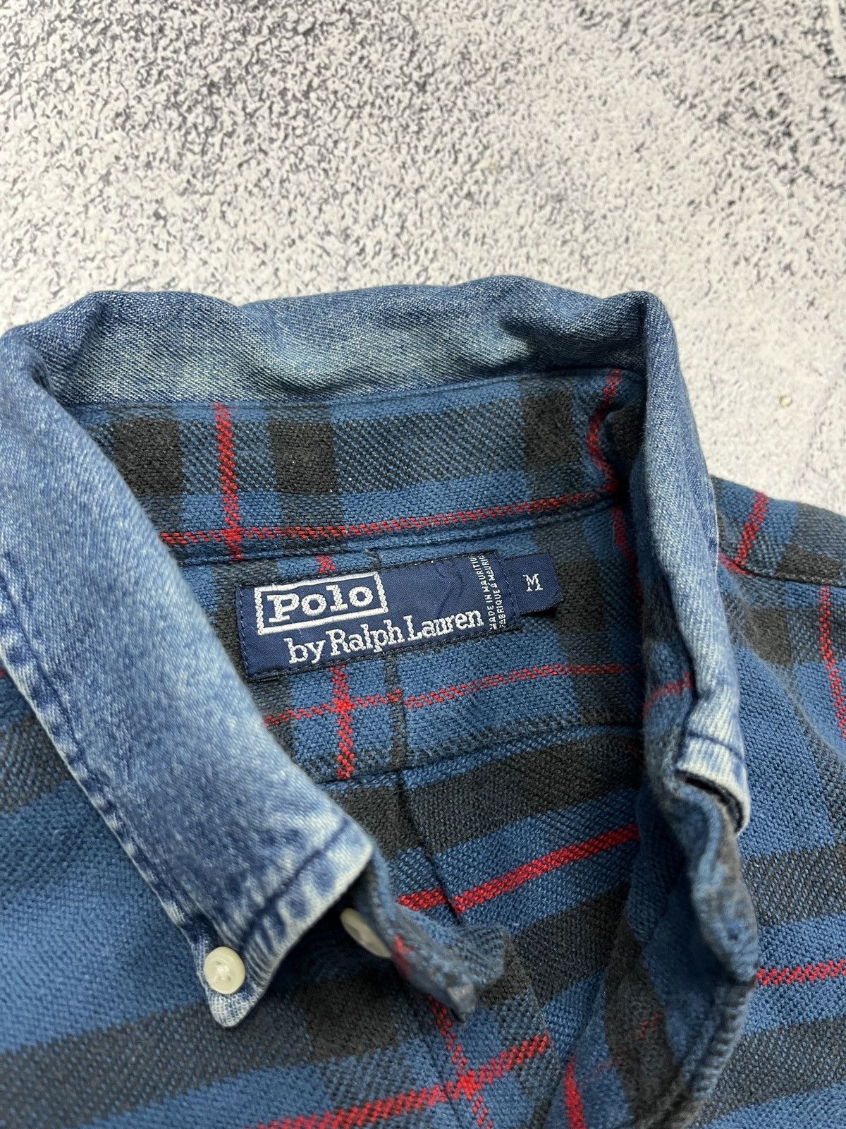 Flannel Polo Ralph Lauren Flannel Plaid Check Button Up Shirt 90’s Size US M / EU 48-50 / 2 - 7 Thumbnail