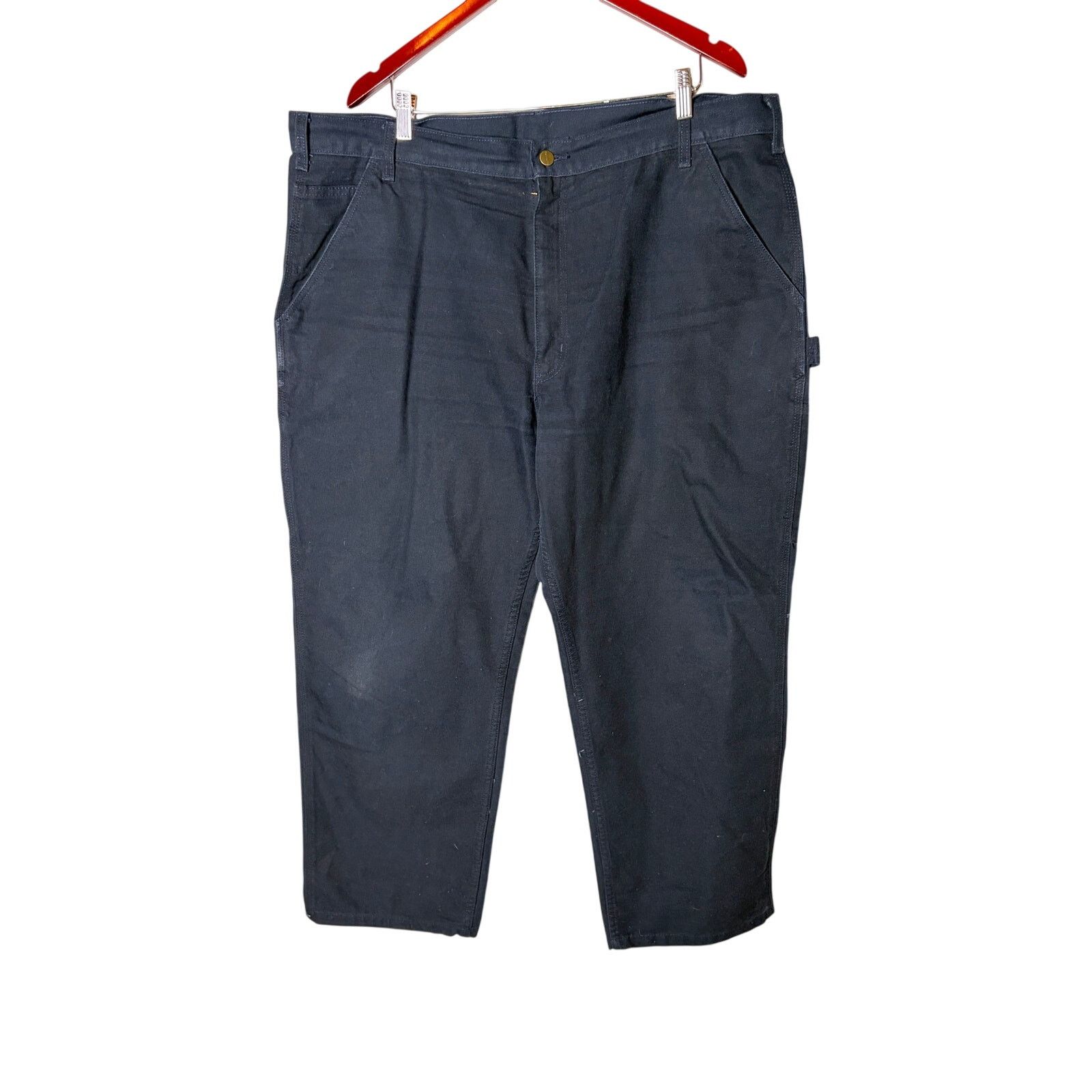 Carhartt Carhartt B11 Loose Straight Washed Duck Dungaree pants 42x30 Size US 42 / EU 58 - 1 Thumbnail