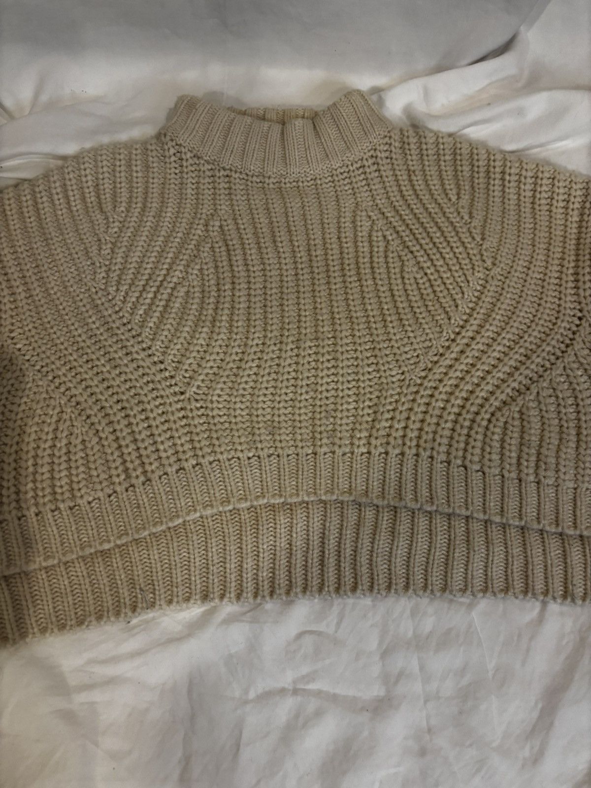 Other Loose creamy Sweater.wt815 Size M / US 6-8 / IT 42-44 - 3 Thumbnail