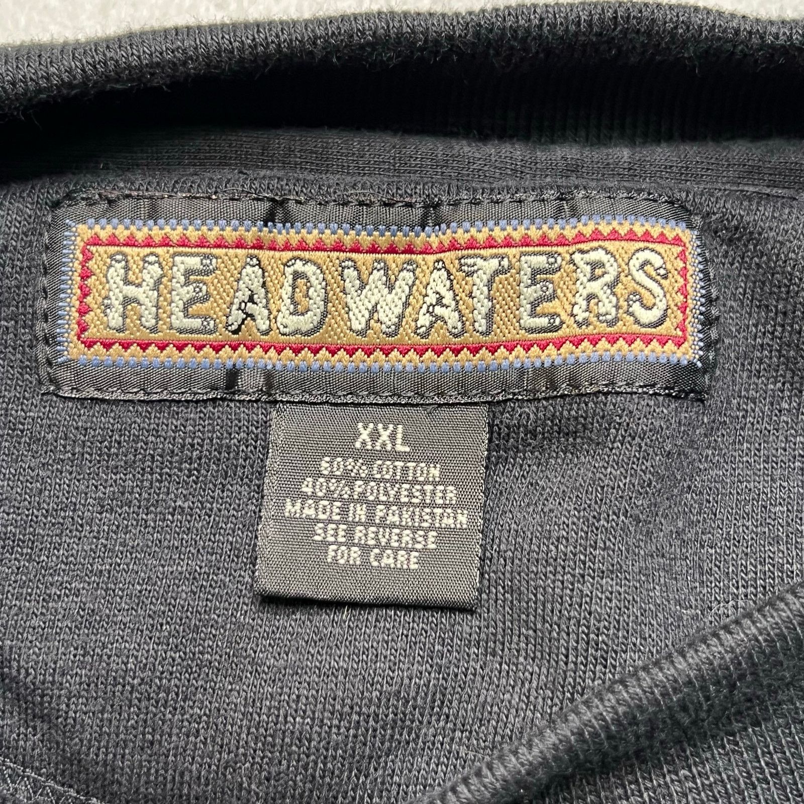 Vintage Headwaters Leader of the Pack Wolf Sweatshirt Mens XXL Black Size US XXL / EU 58 / 5 - 3 Thumbnail