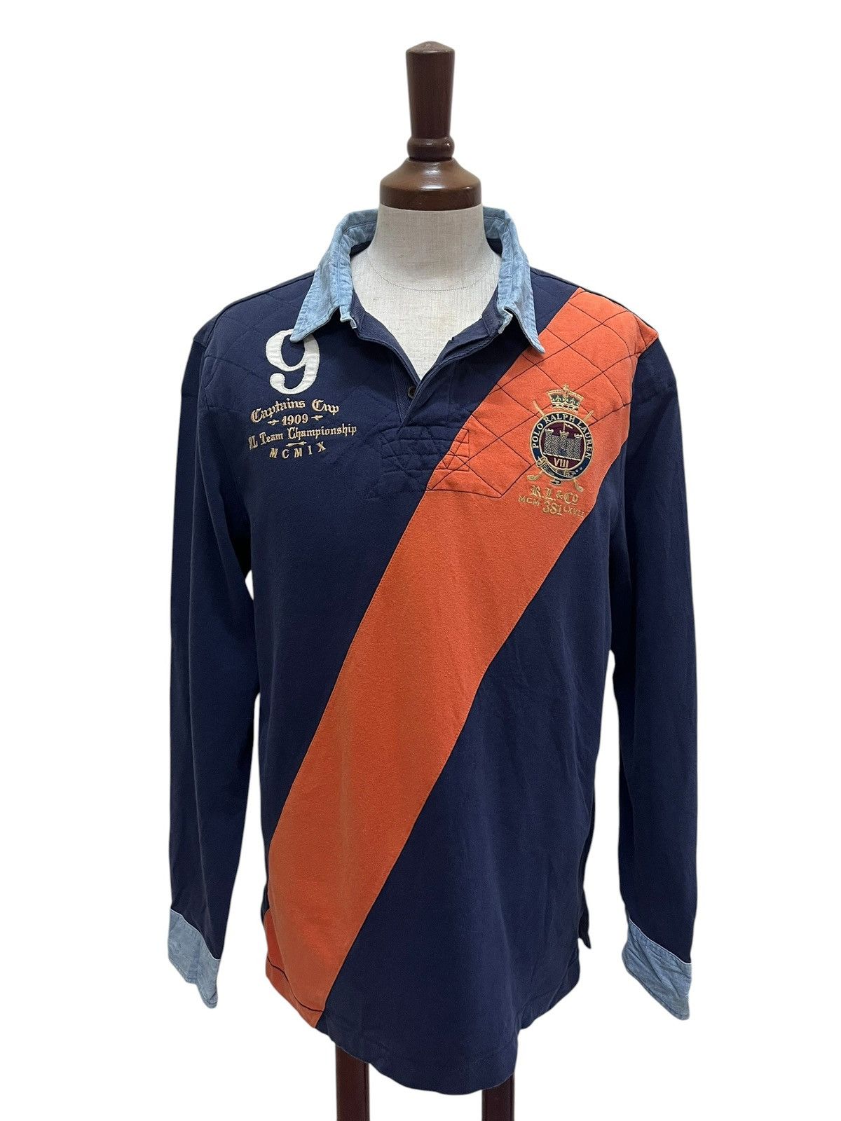 Polo Ralph Lauren Vintage Polo Ralph Laurent Custom Fit Size US XL / EU 56 / 4 - 4 Thumbnail