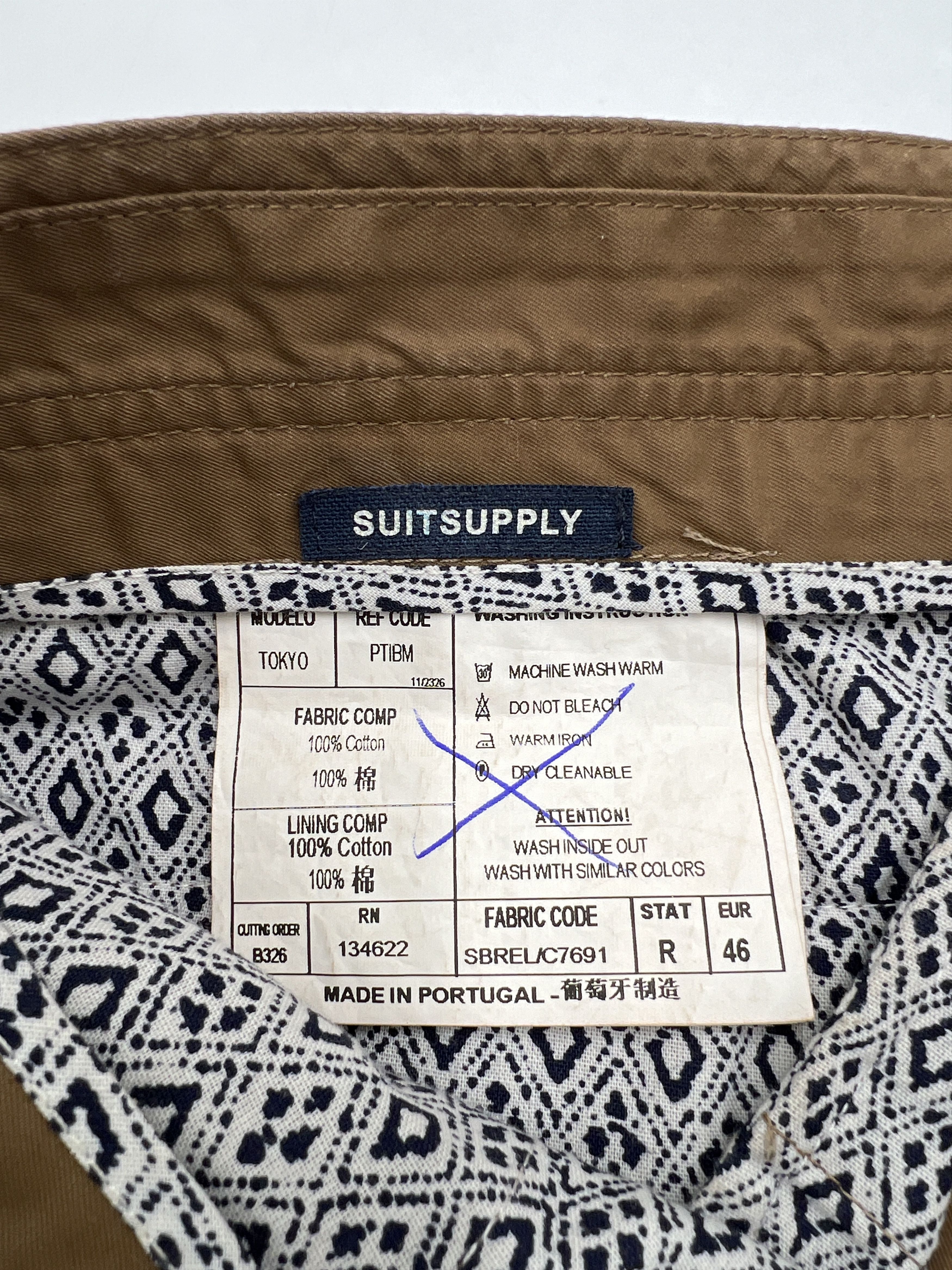 Suitsupply SUITSUPPLY Tokyo Cotton Cargo Trousers Size 46R - W32 L33 Size US 32 / EU 48 - 7 Thumbnail