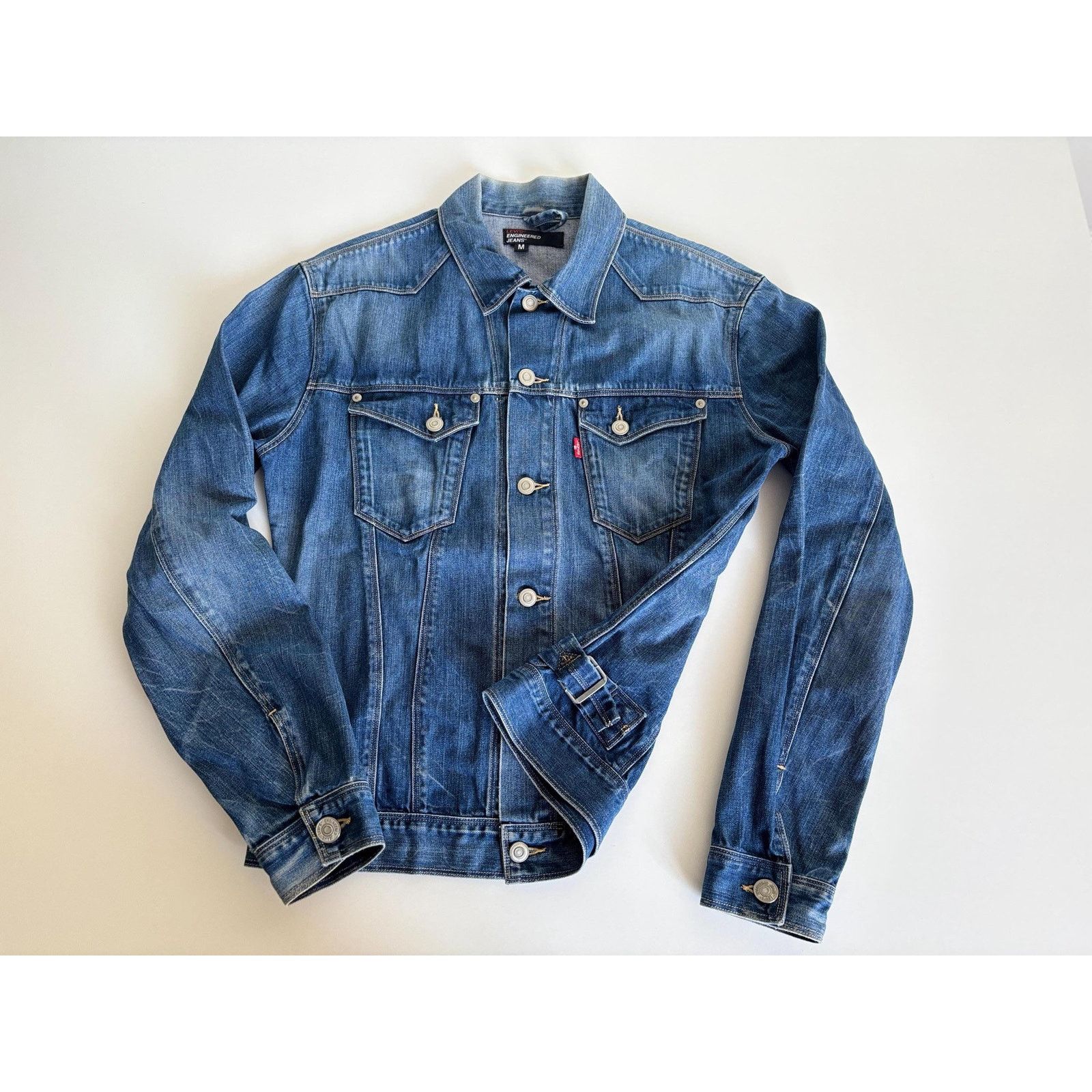 Japanese Brand × Levi's × Levi's Vintage Clothing Vintage Levi's Engineered Jeans Jacket Rare Cinch Denim Y2K Size US M / EU 48-50 / 2 - 1 Thumbnail