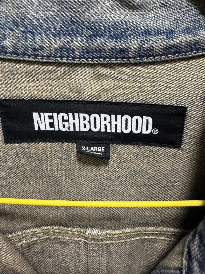 Neighborhood Neighborhood Collar Button Distressed Long Sleeve Denim Ja Size US XL / EU 56 / 4 - 4 Thumbnail