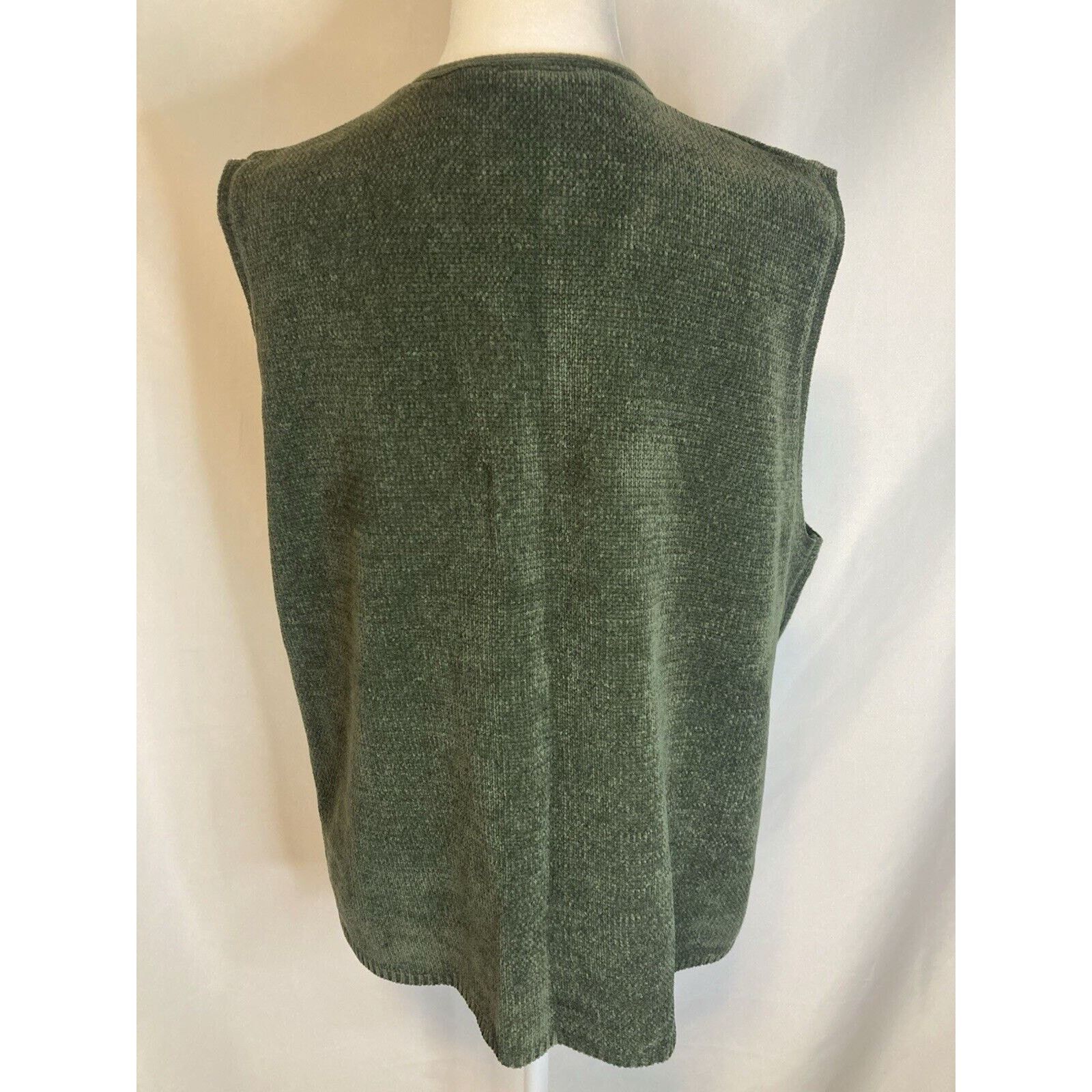 Other VTG Koret Sweater Vest L Cottage Grandma Button Embroidered Size L / US 10 / IT 46 - 4 Thumbnail