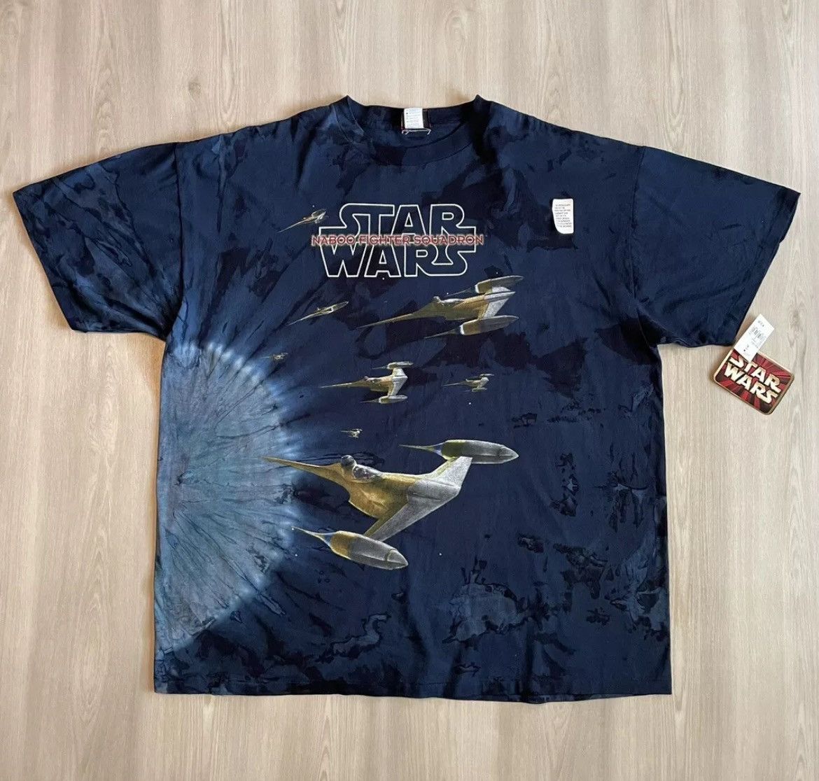 Star Wars × Vintage Vintage Star Wars Squadron All Over Print Shirt Mens XL Size US XL / EU 56 / 4 - 1 Thumbnail