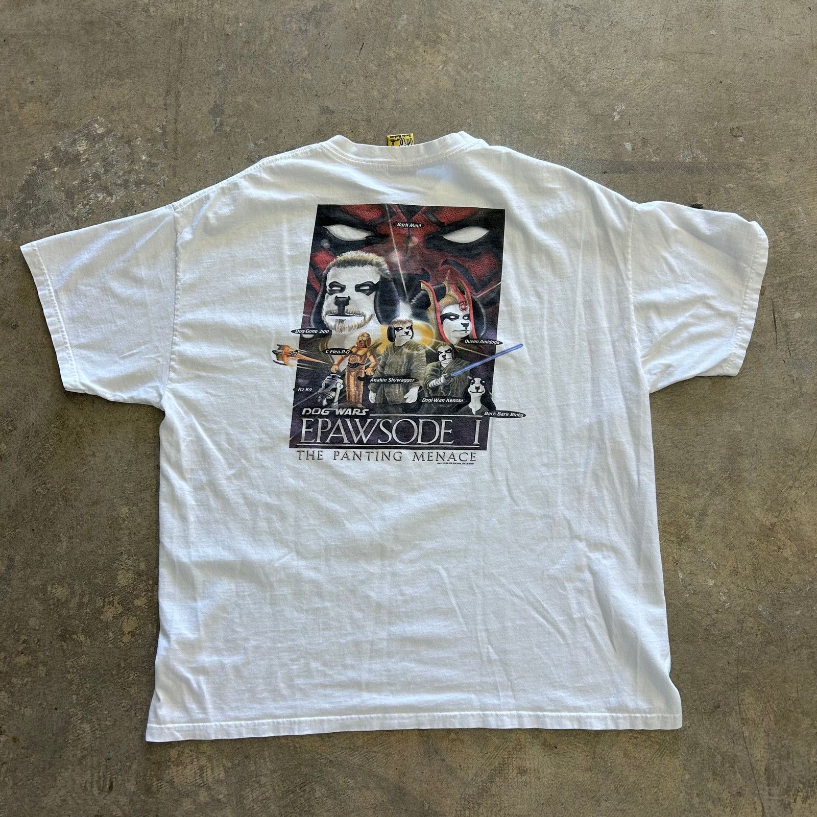 Big Dogs Vintage 1999 Big Dogs Star Wars Tee Sz XL Size US XL / EU 56 / 4 - 3 Thumbnail