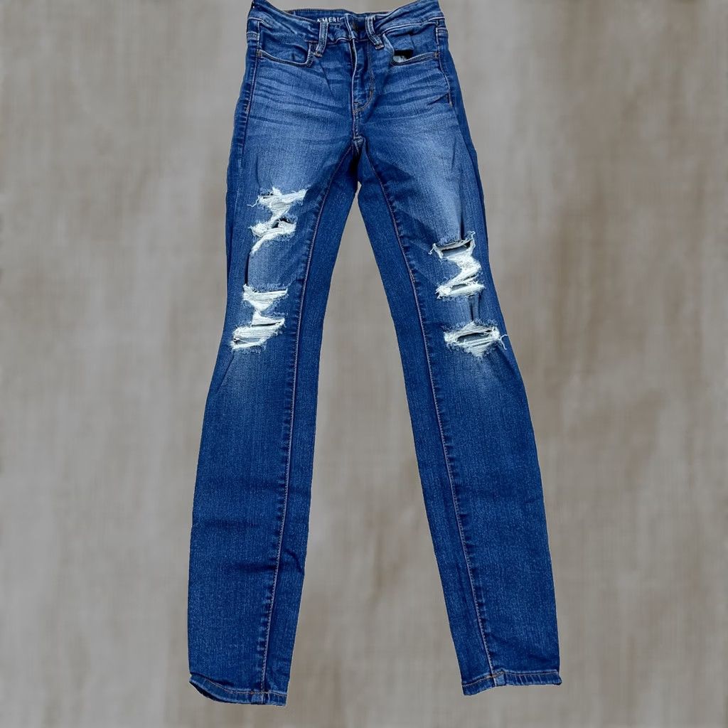 American Eagle Outfitters Item Specifications: Closure: Slip-On Size 27" / US 4 / IT 40 - 1 Thumbnail