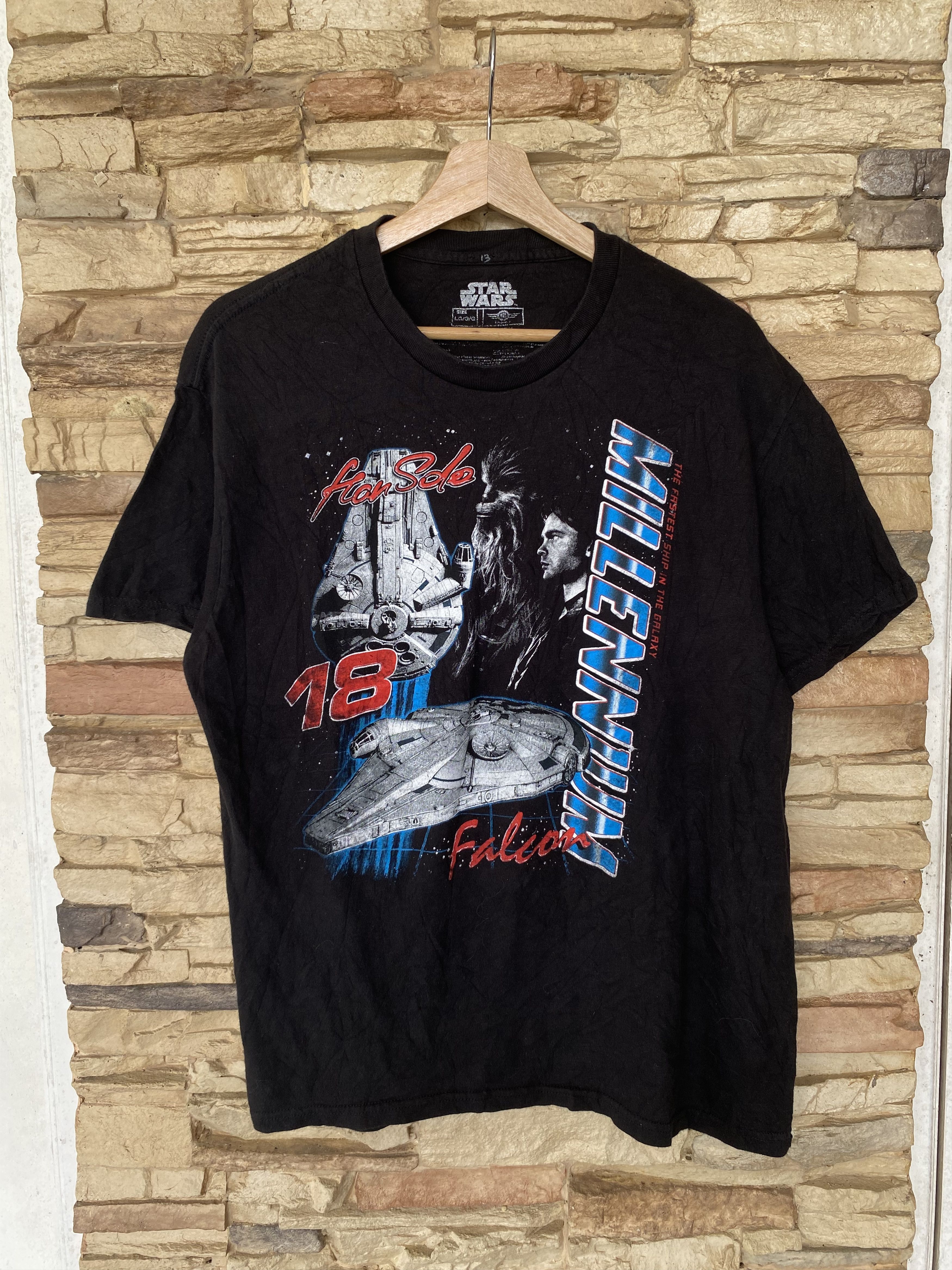 Star Wars Star Wars Millenium Falcon Racecar Movie Tees Size US L / EU 52-54 / 3 - 1 Thumbnail