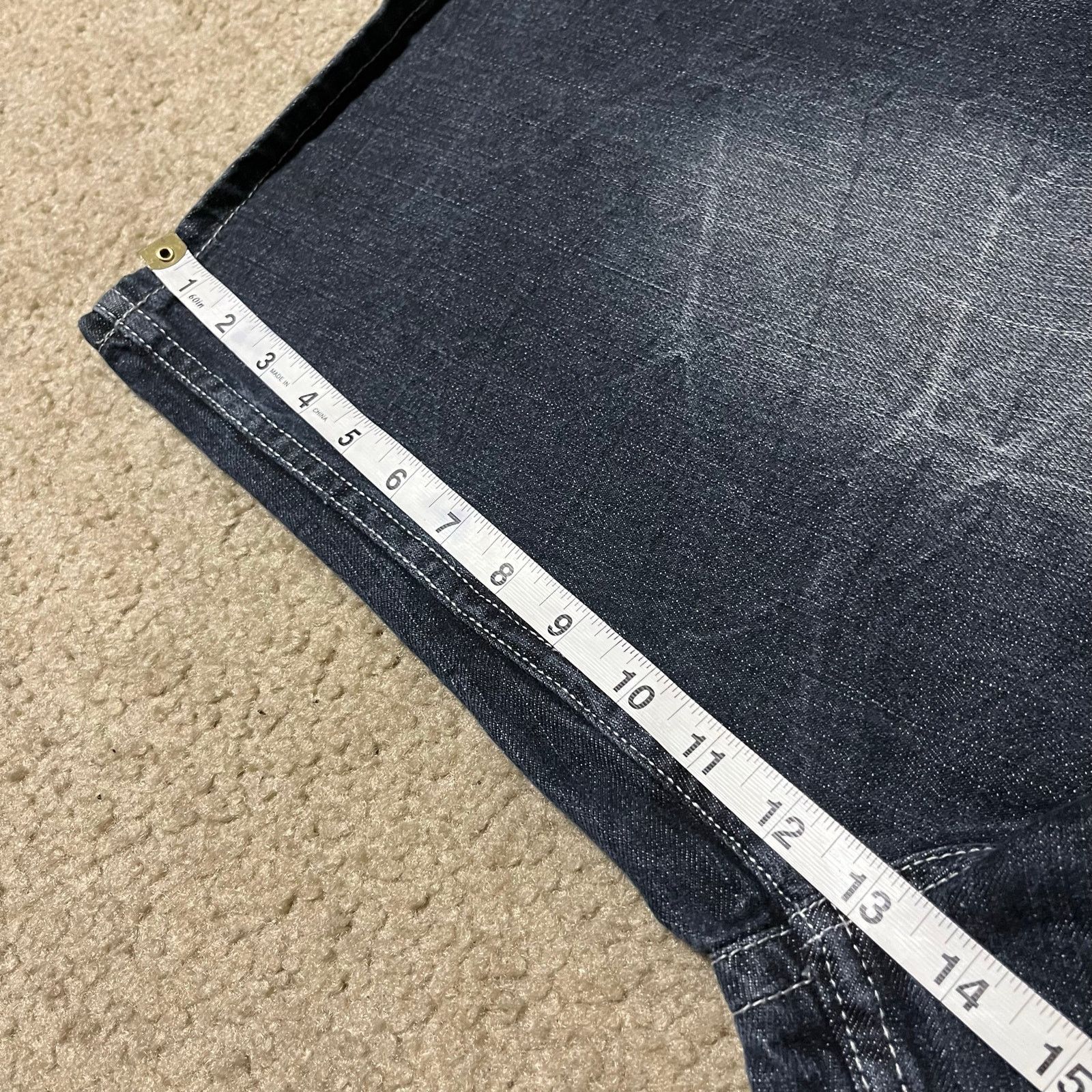Phat Farm Phat Farm Y2K Baggy Skater Acid Washed Embroidered Jorts 36W Size US 36 / EU 52 - 7 Thumbnail