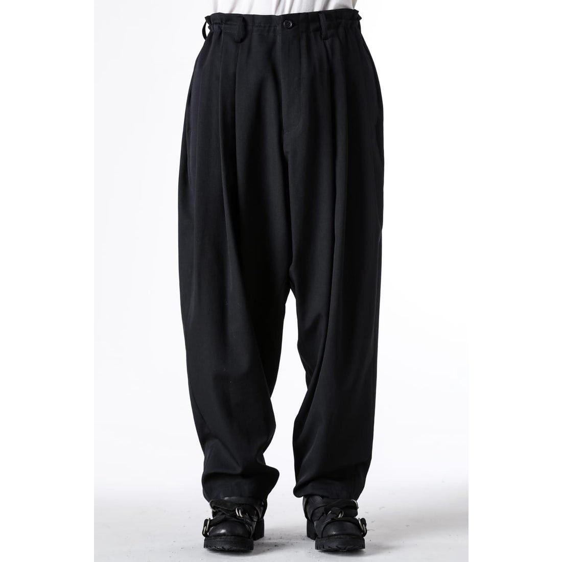 Yohji Yamamoto Yohji Yamamoto Pour Homme AW24 - Wool 8 Piece Tuck Pants Size US 32 / EU 48 - 1 Thumbnail