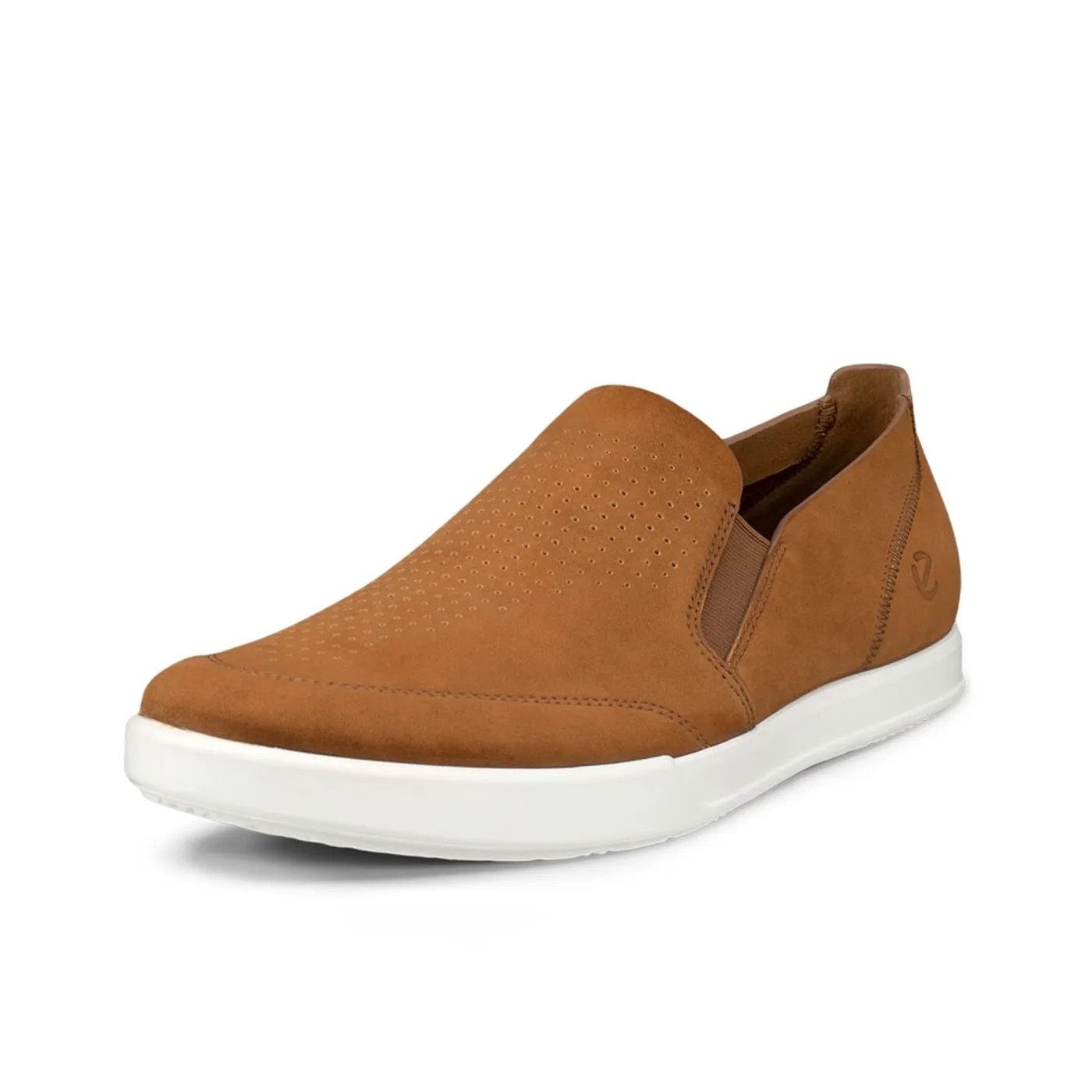 Ecco ECCO MEN'S 46 BROWN TRAVEL SLIP ON 55111402034 CAMEL SUEDE Size US 13 / EU 46 - 1 Thumbnail
