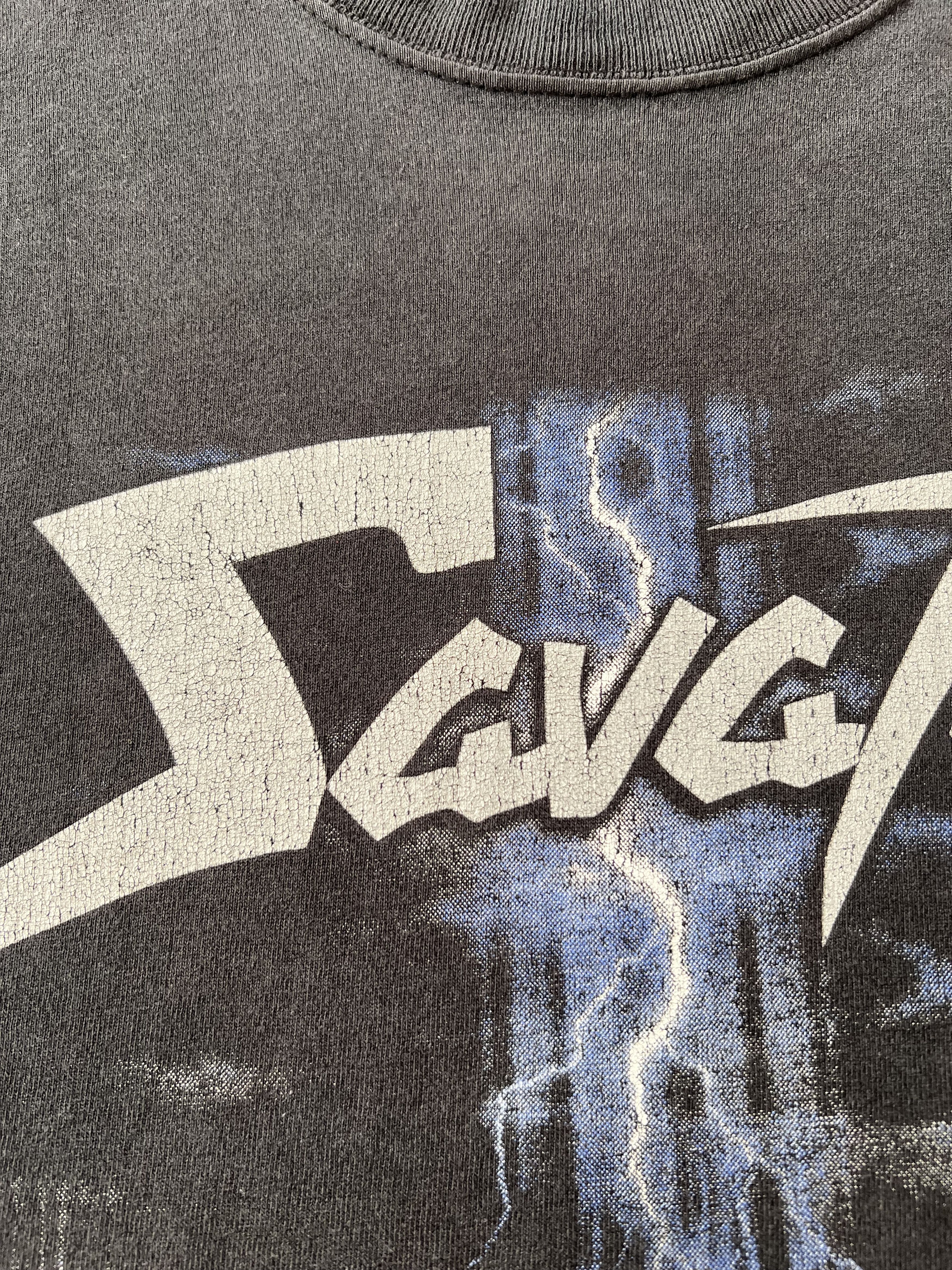 Band Tees Vintage 90s Savatage Criss Oliva Heavy Metal Band T-shirt Size US L / EU 52-54 / 3 - 5 Thumbnail