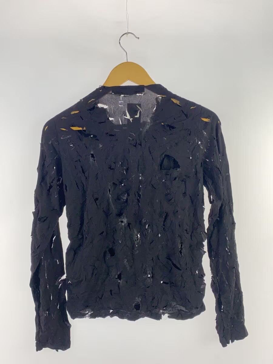 Comme des Garcons × Junya Watanabe Distressed Stitch Pattern Long Sleeve Tee Size M / US 6-8 / IT 42-44 - 2 Thumbnail