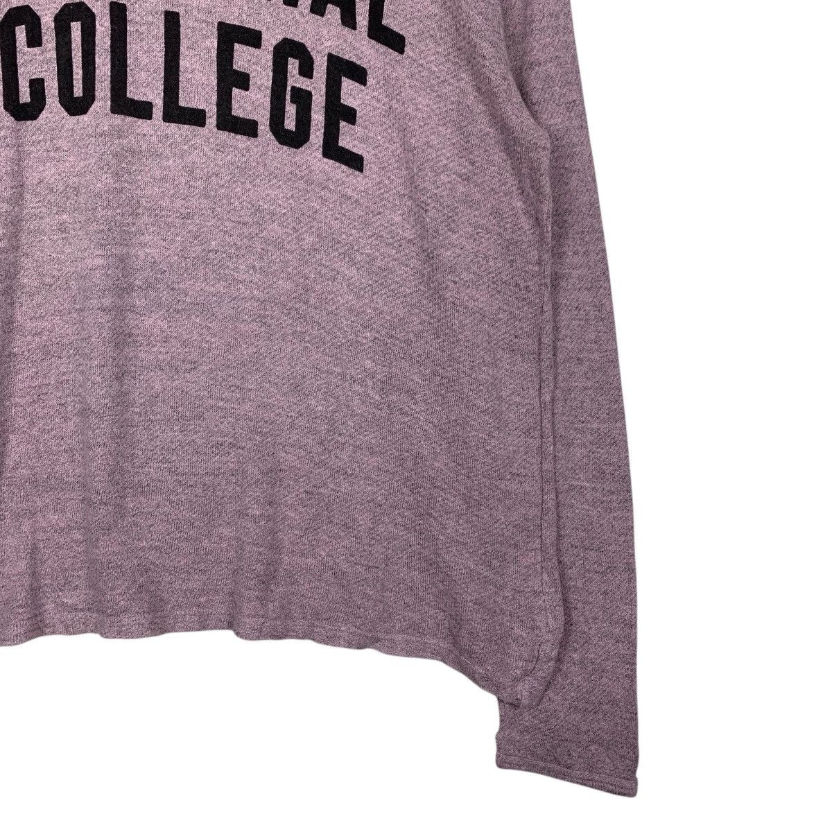 Beams Plus BEAMS Electral College Big Logo Pink Sweater #2426-C108 Size L / US 10 / IT 46 - 4 Thumbnail