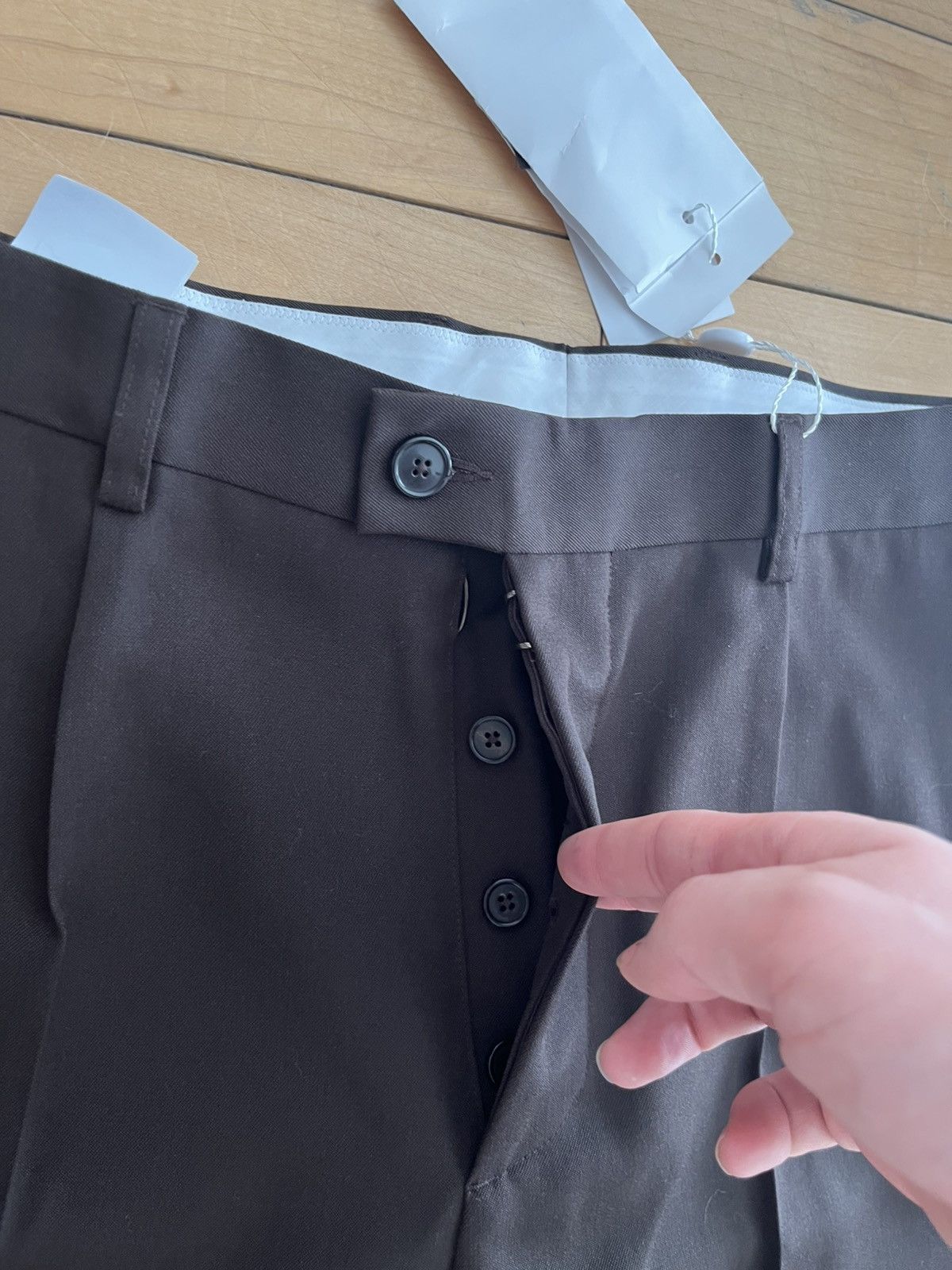 Maison Margiela NWT - Maison Margiela Line 4 Pleated Trousers Size 28" / US 6 / IT 42 - 2 Thumbnail