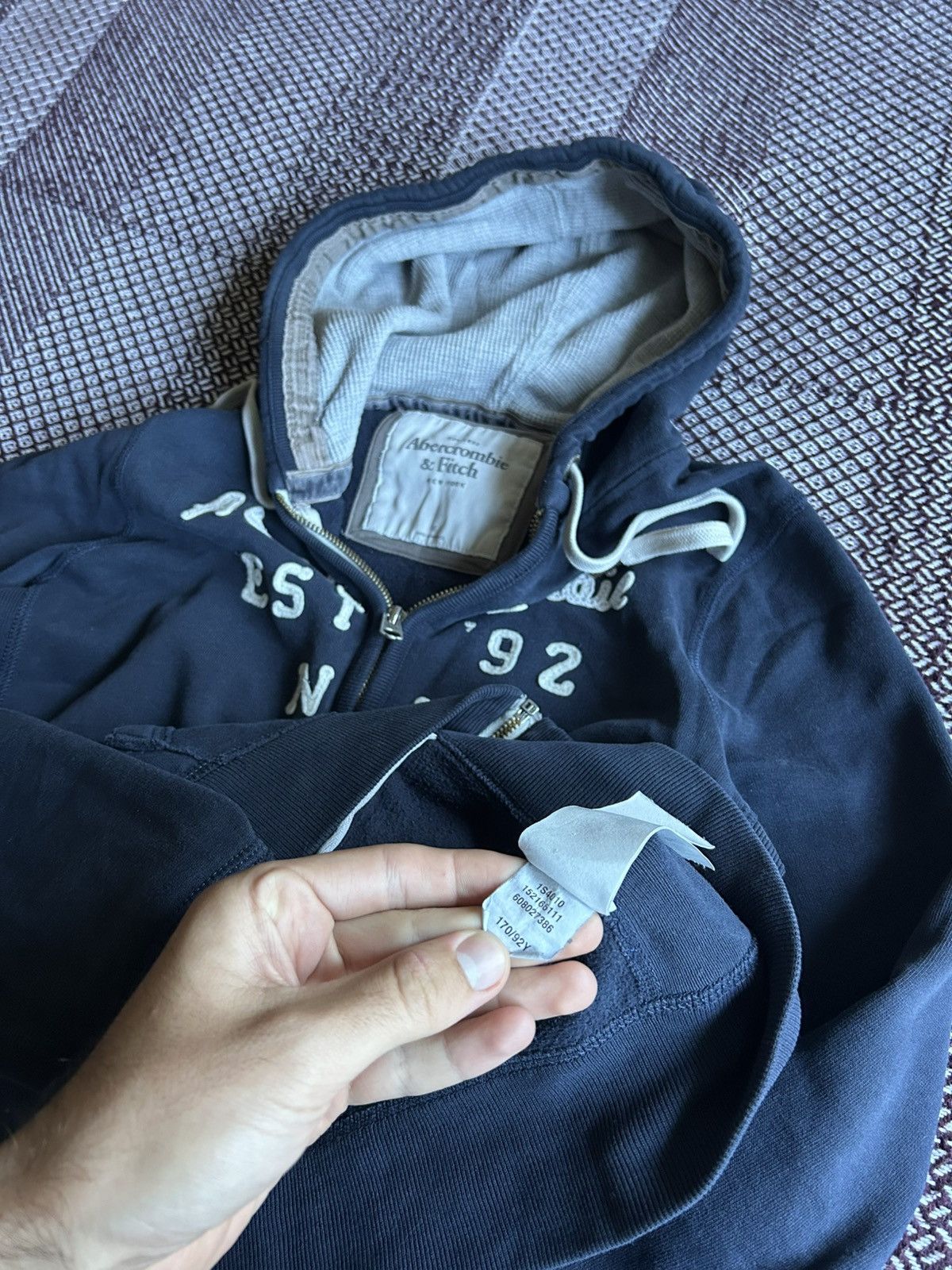 Abercrombie & Fitch Vintage Abercrombie & Fitch Y2K Rare Hype Zip Hoodie Size M Size M / US 6-8 / IT 42-44 - 9 Thumbnail