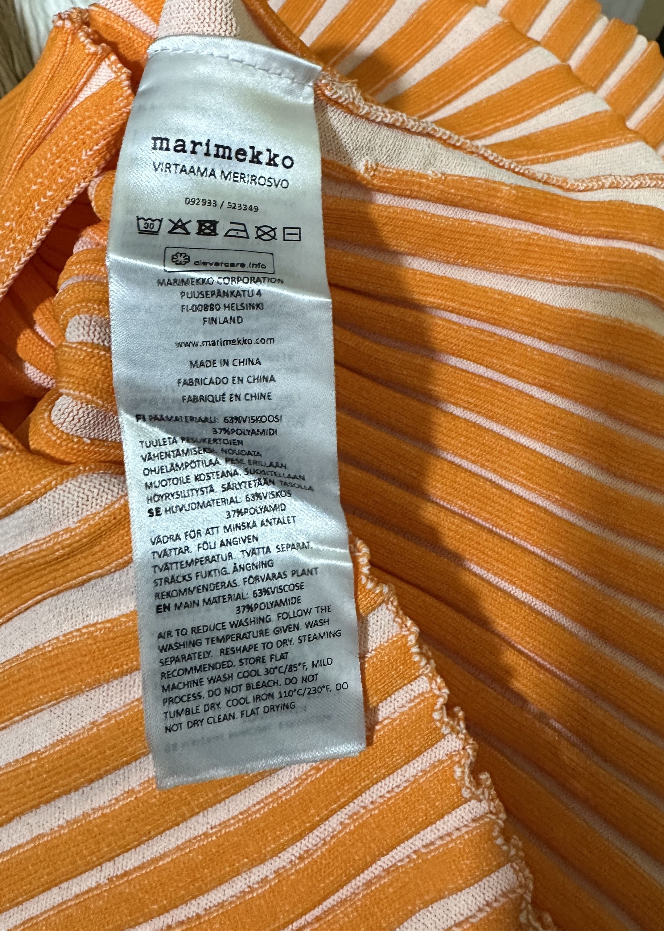 Marimekko Crew Neck Sweater Orange Size L / US 10 / IT 46 - 6 Thumbnail