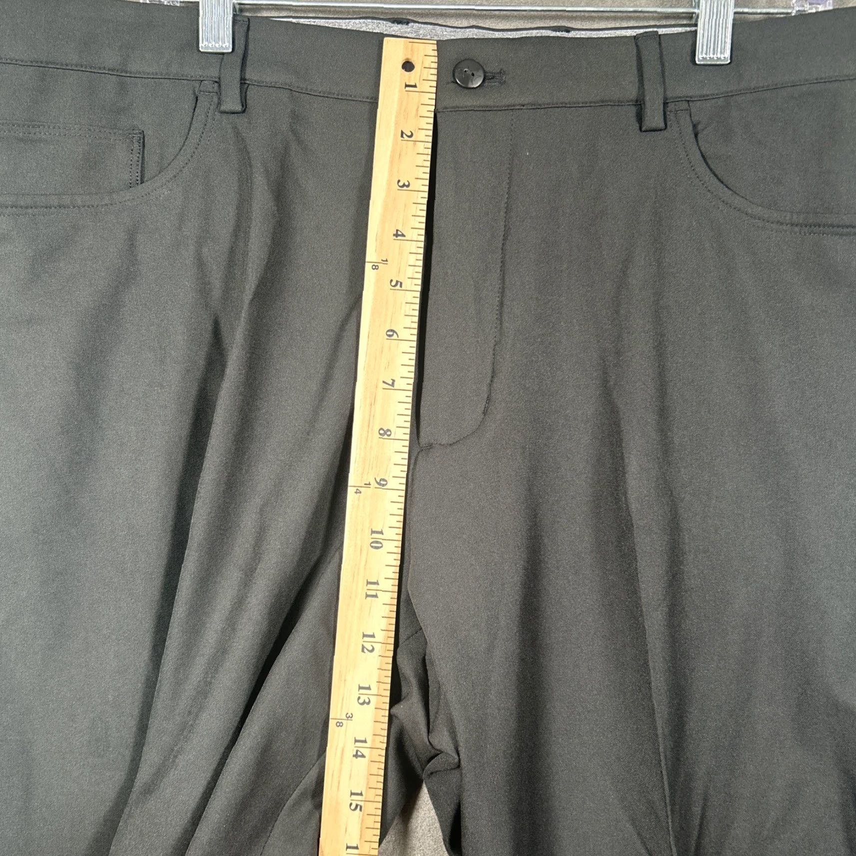 Vintage Greg Norman Mens Ultimate 5 Pocket Travel Pants Performance Chino Gray 40x30 Size US 40 / EU 56 - 5 Thumbnail