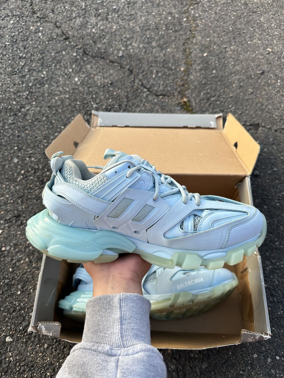 Balenciaga Balenciaga Track Blue Gel Size US 11 / EU 44 - 11 Thumbnail