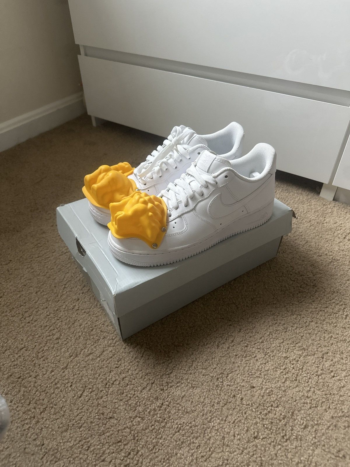 Cdg af1 white on sale