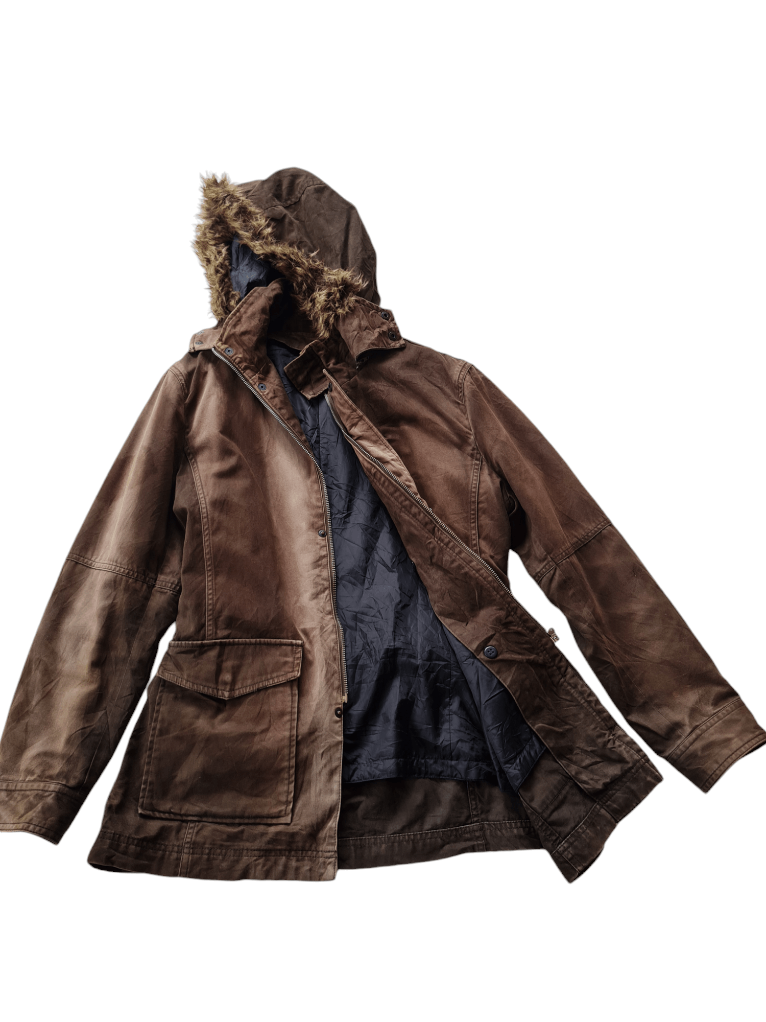 Comme Ca Ism × Japanese Brand Comme Ca Ism Sun Faded Jacket Fur Hood Size US M / EU 48-50 / 2 - 3 Thumbnail