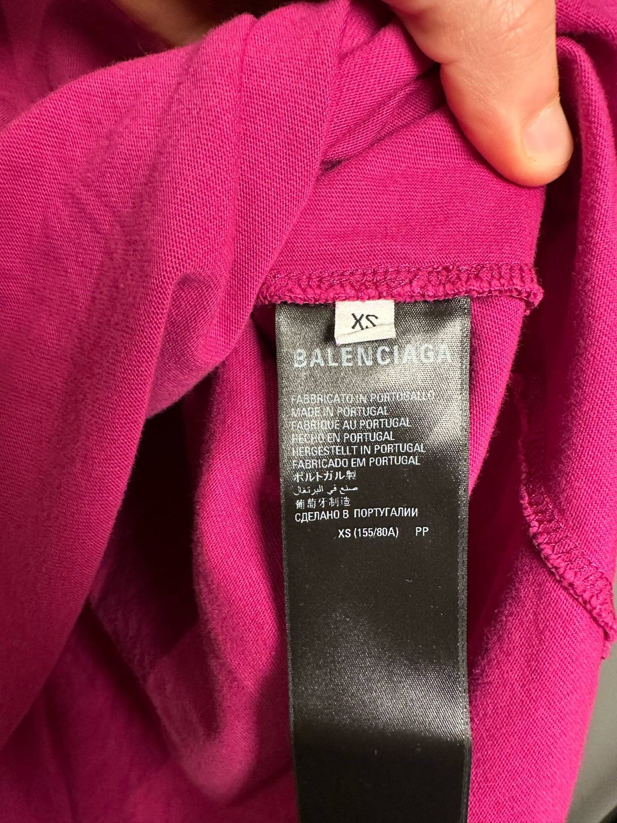Balenciaga Balenciaga campaign pink tee Size US XS / EU 42 / 0 - 8 Thumbnail