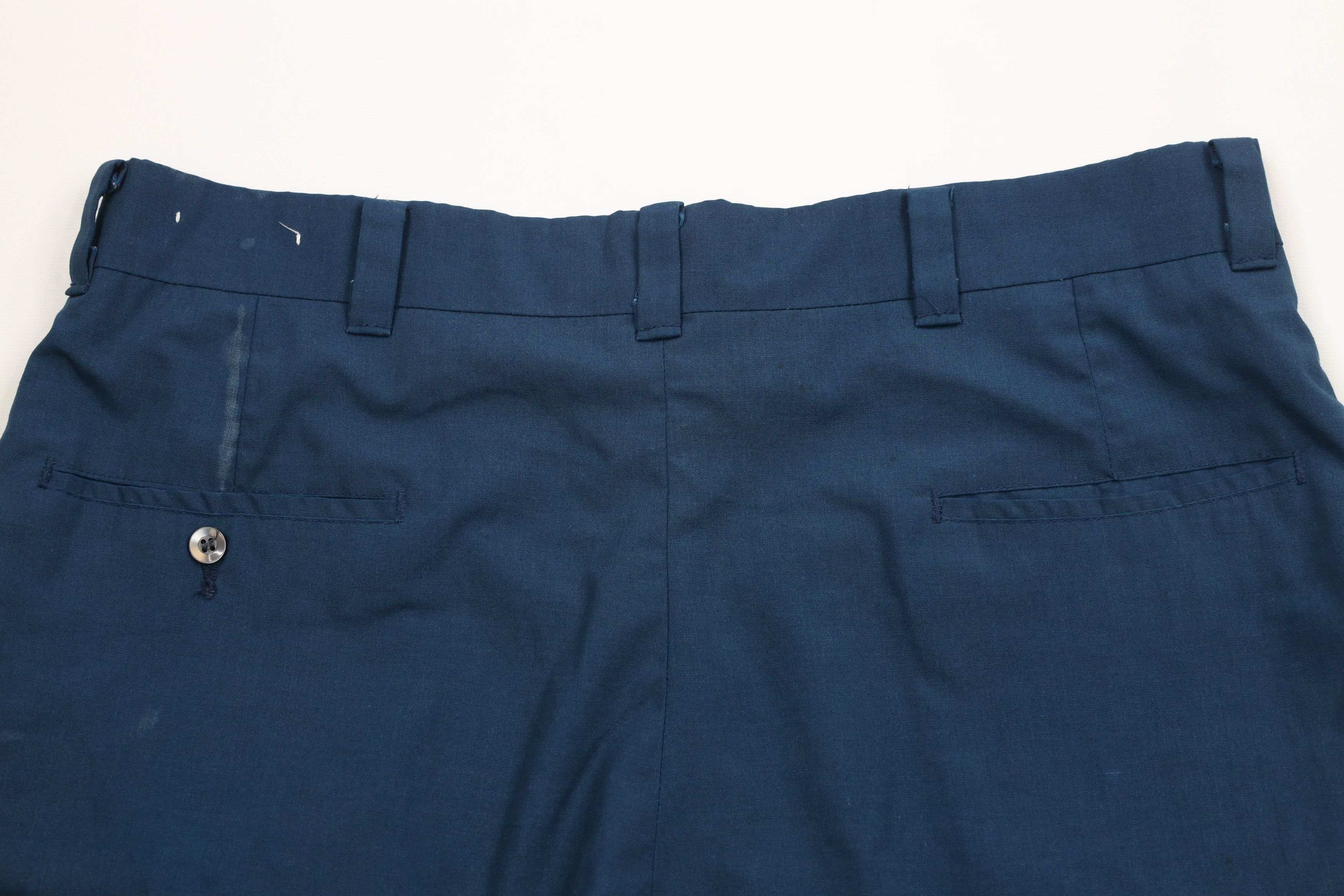 Vintage Vintage 60s 70s Streetwear Above Knee Chino Shorts Blue USA Size US 34 / EU 50 - 8 Thumbnail