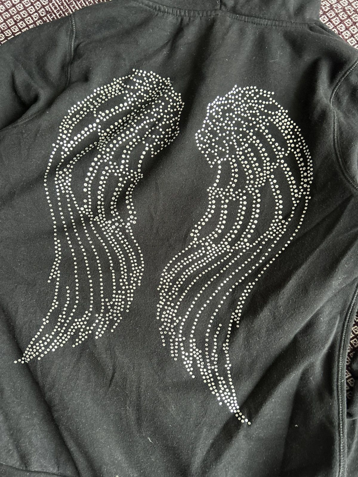 Japanese Brand Vintage Fishbone Y2K Zip Hoodie Big Overprint Streetwear Size S / US 4 / IT 40 - 4 Thumbnail