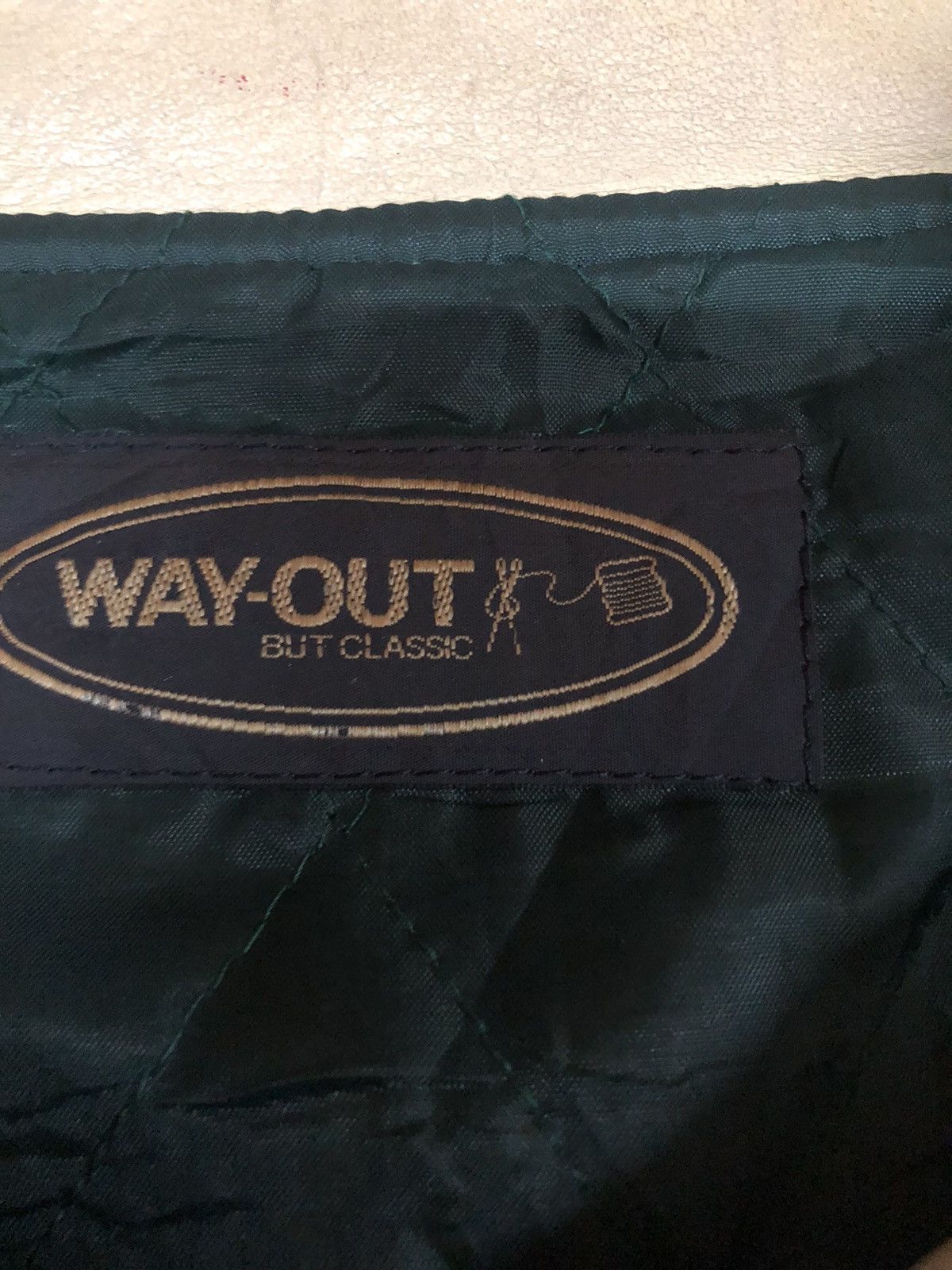 Japanese Brand Way Out but Classic Varsity Jacket Size US L / EU 52-54 / 3 - 3 Thumbnail