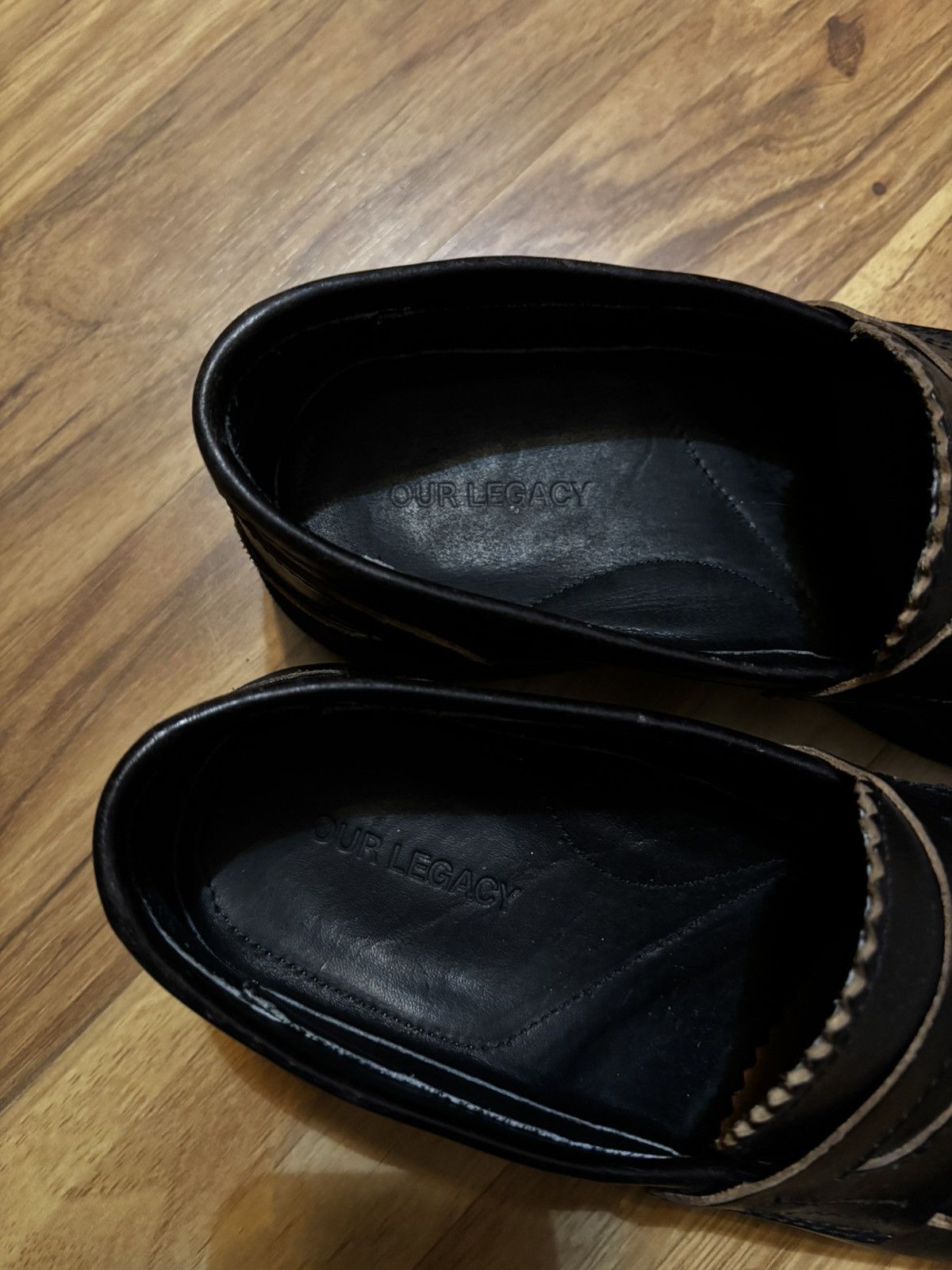 Our Legacy Our Legacy Fringed Loafer Brown Size US 11 / EU 44 - 4 Thumbnail
