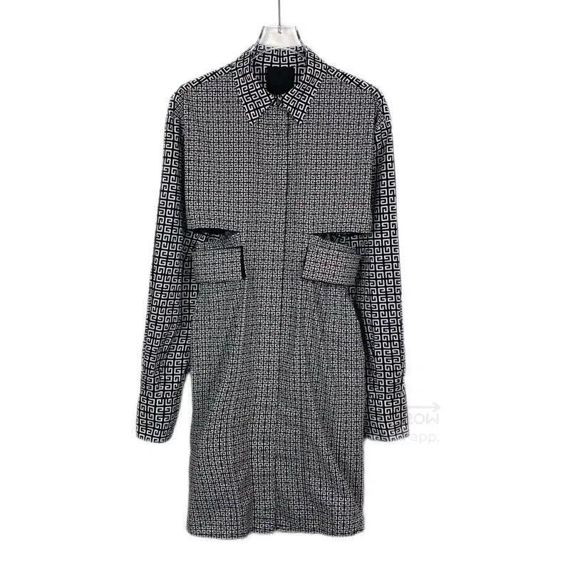 Givenchy Givenchy Black Logo Double G All-Over Print Cut-Out A-Line Size XS / US 0-2 / IT 36-38 - 1 Thumbnail