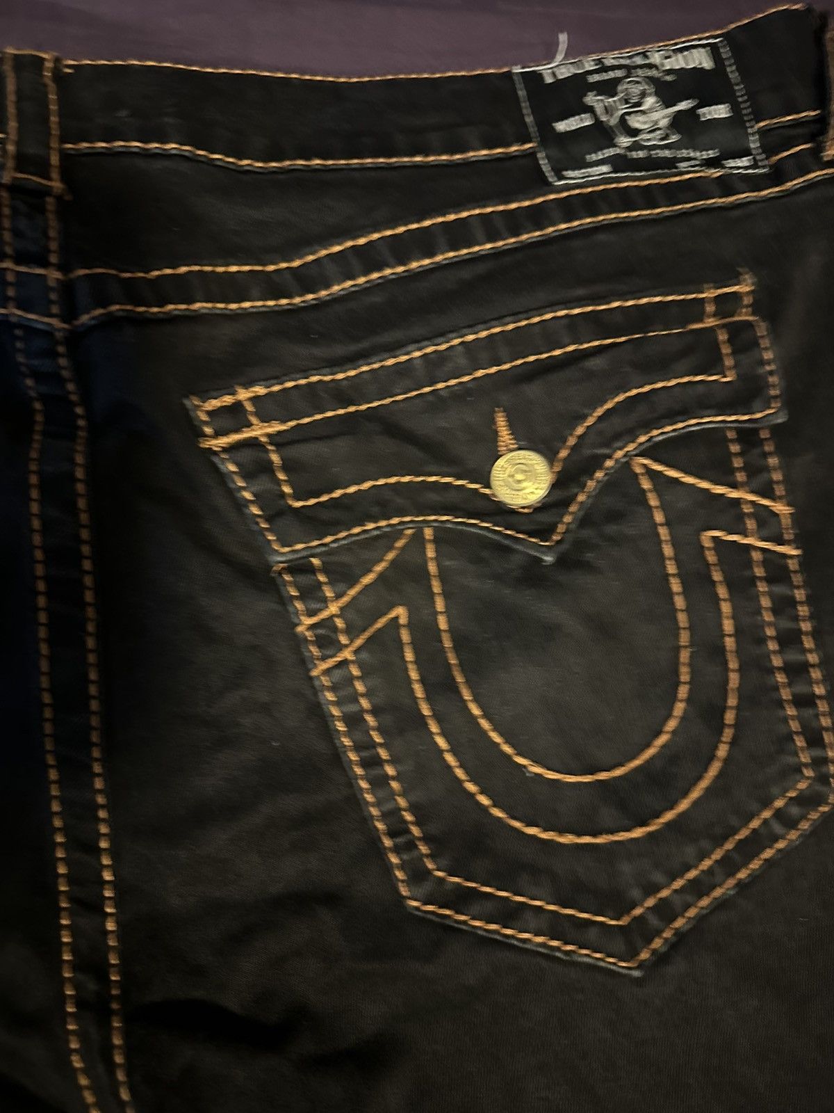 True Religion True Religion Black Denim Size US 42 / EU 58 - 5 Thumbnail