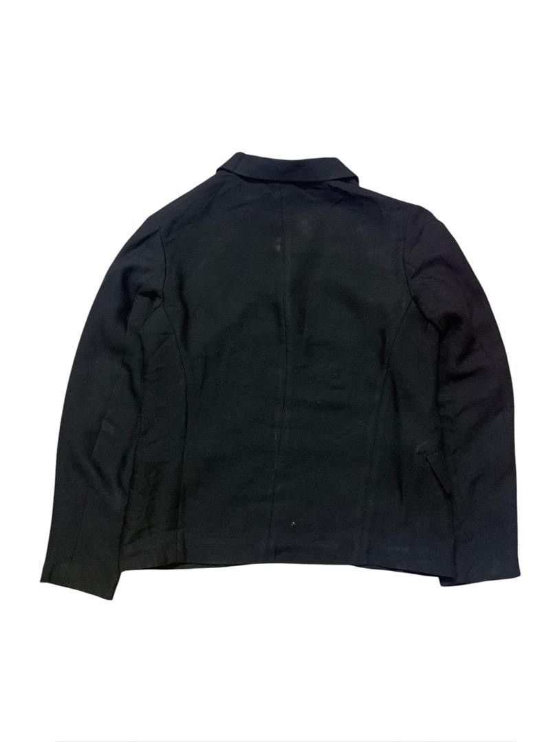 Yohji Yamamoto Yohji Yamamoto +Noir Cropped Laine Wool Rayon Size US M / EU 48-50 / 2 - 2 Thumbnail