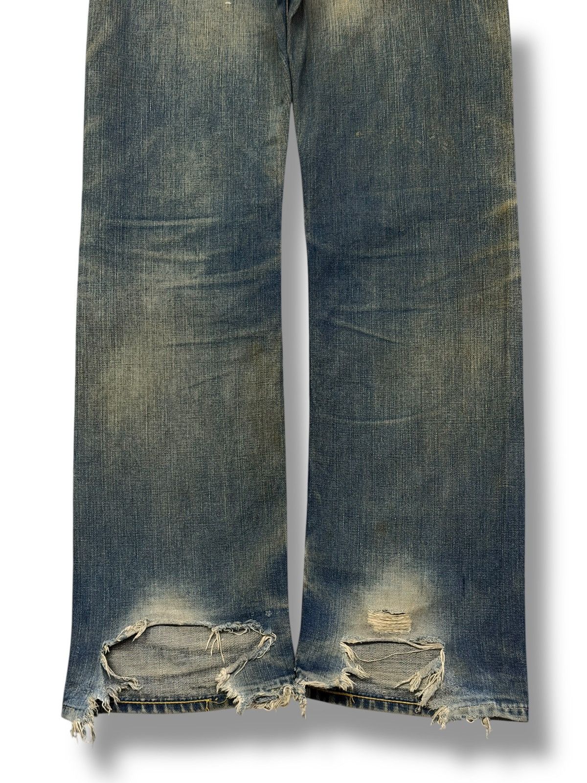 Lee Vintage Lee Union Made Lot 4101 Half Selvedge Japanese Denim Size US 31 - 7 Thumbnail