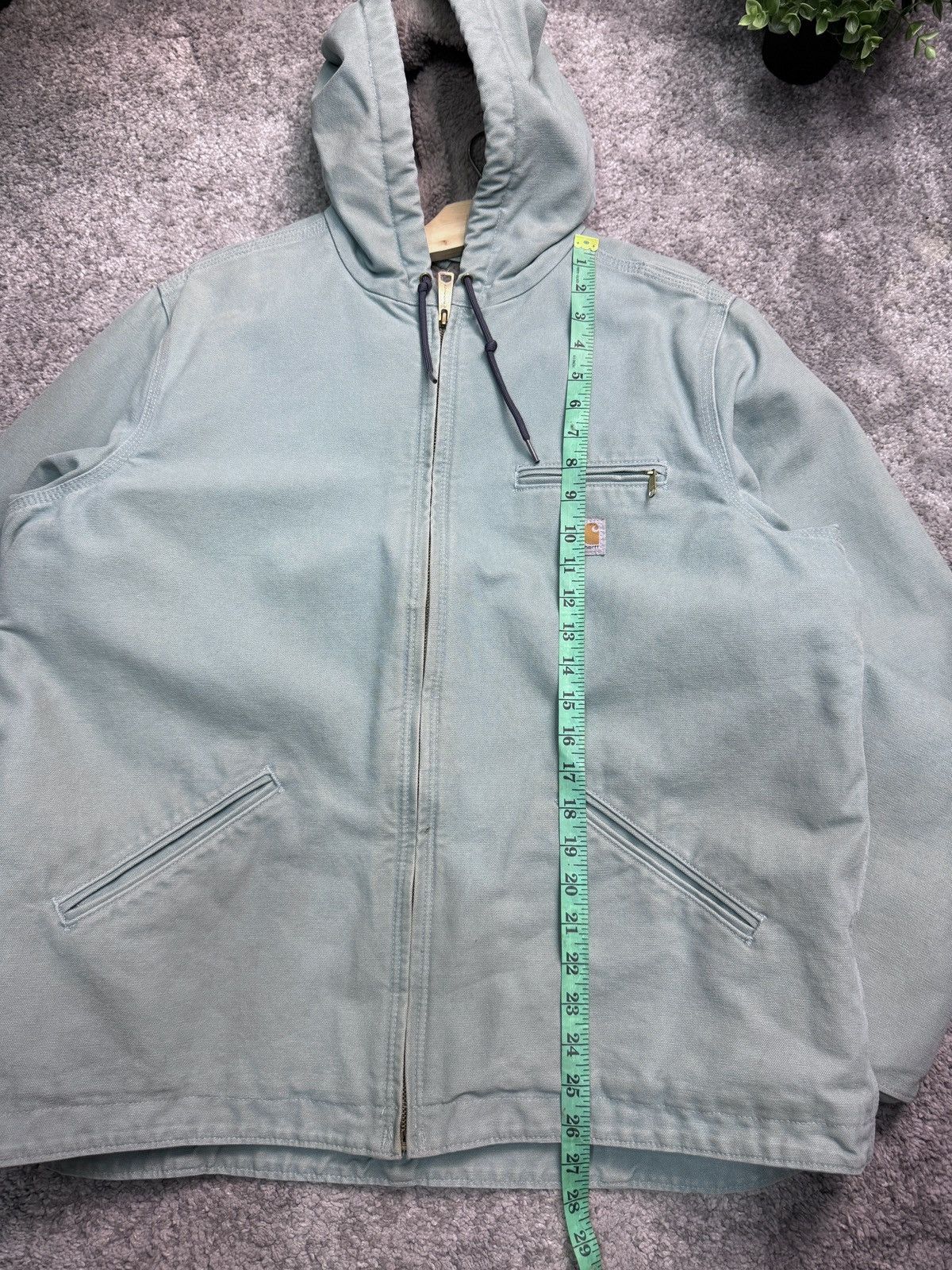 Carhartt Carhartt WJ141 454 Seaglass Blue Sierra Sherpa Lined Jacket Size US L / EU 52-54 / 3 - 8 Thumbnail