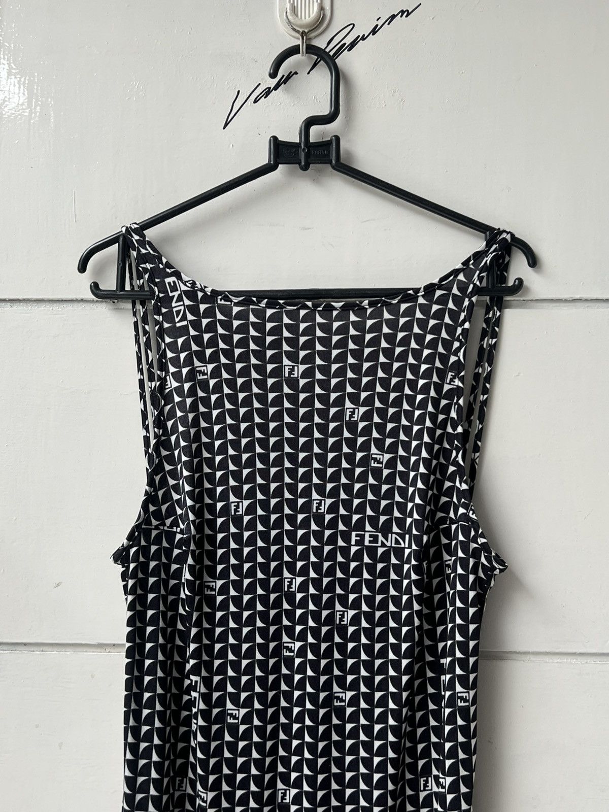 Fendi Fendi Motive Midi Dress Size XS / US 0-2 / IT 36-38 - 18 Thumbnail