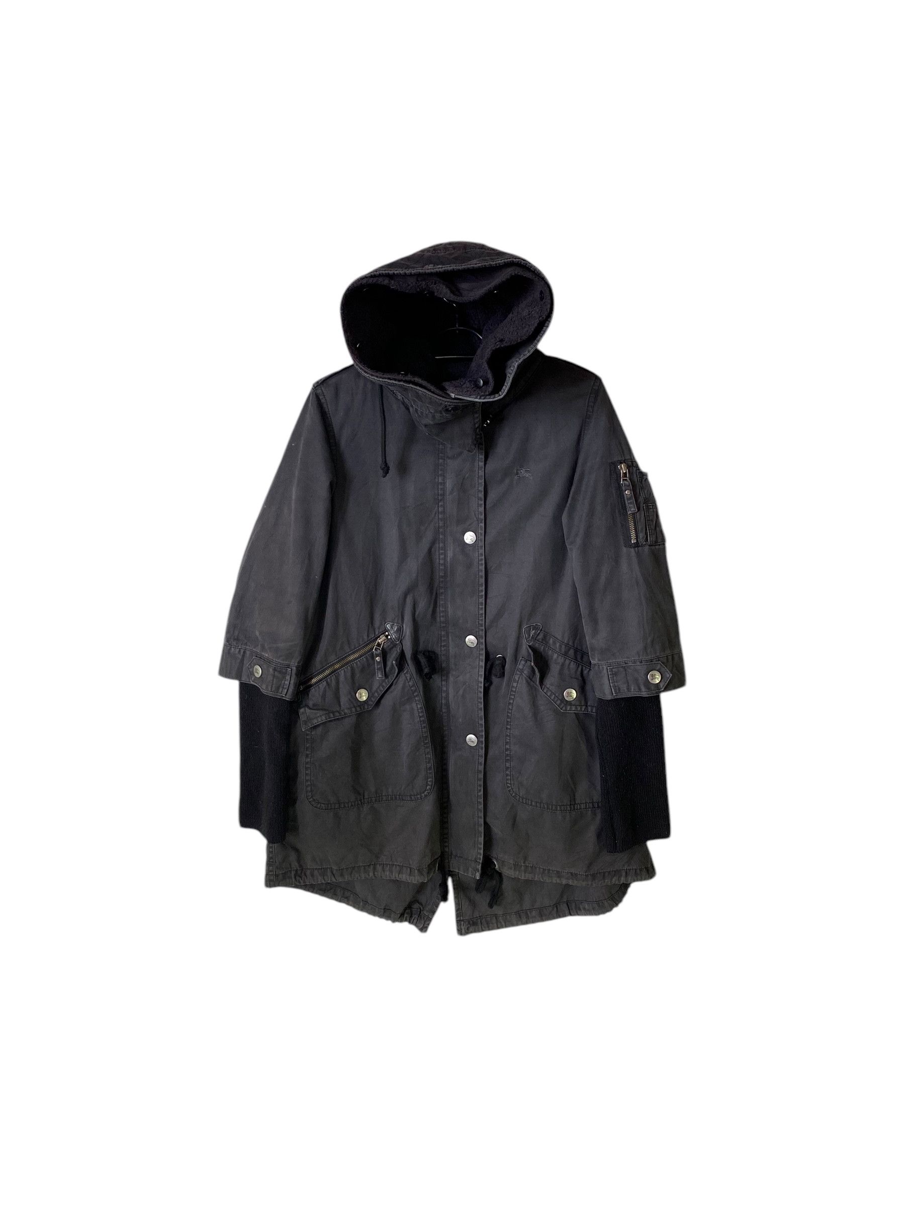 Burberry Burberry blue label quilted lined hoodie parka Size XS / US 0-2 / IT 36-38 - 1 Thumbnail