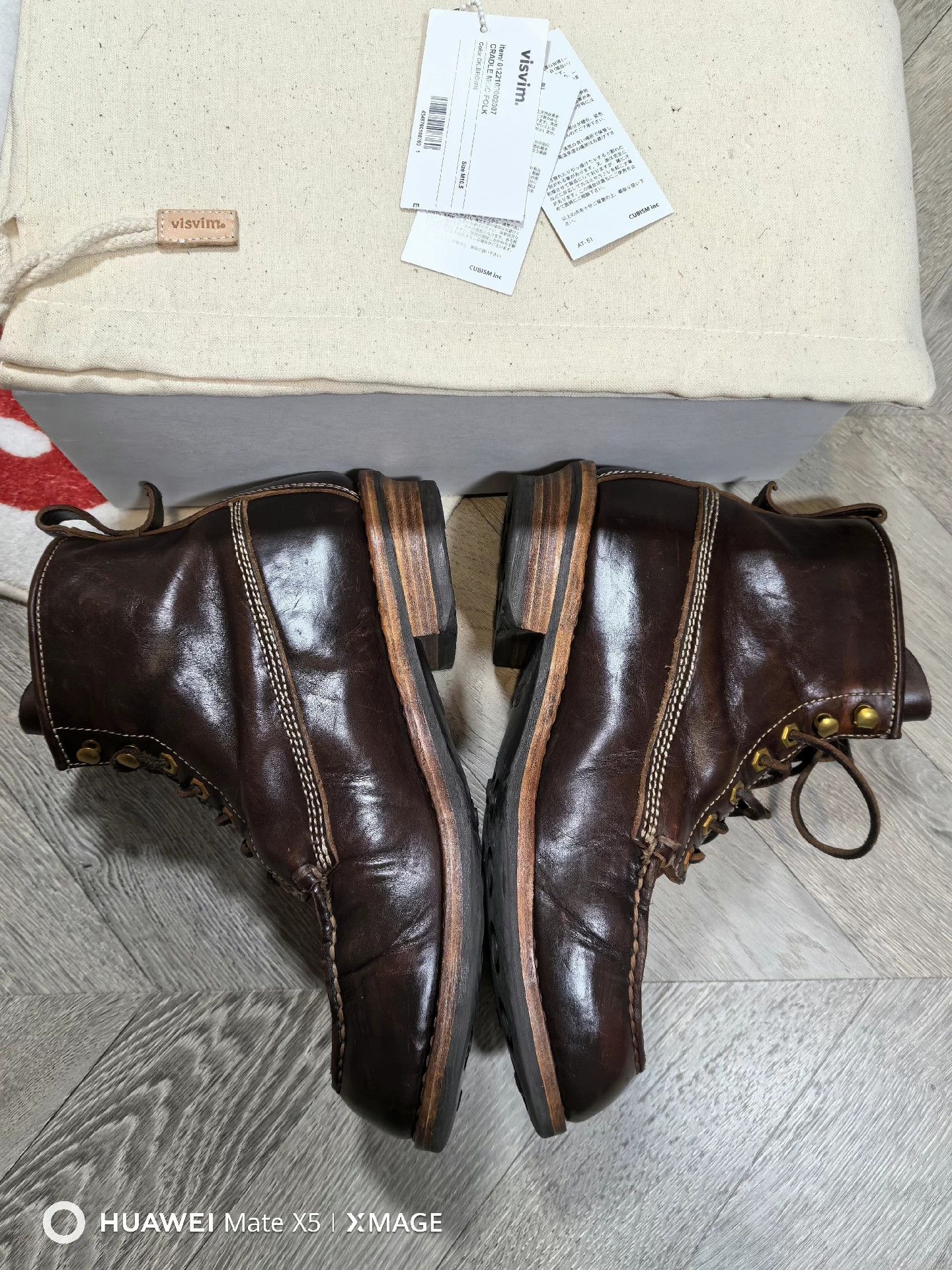 Visvim VISVIM 22SS CRADLE MOC-FOLK Horween Leather Boot Size US 10.5 / EU 43-44 - 3 Thumbnail