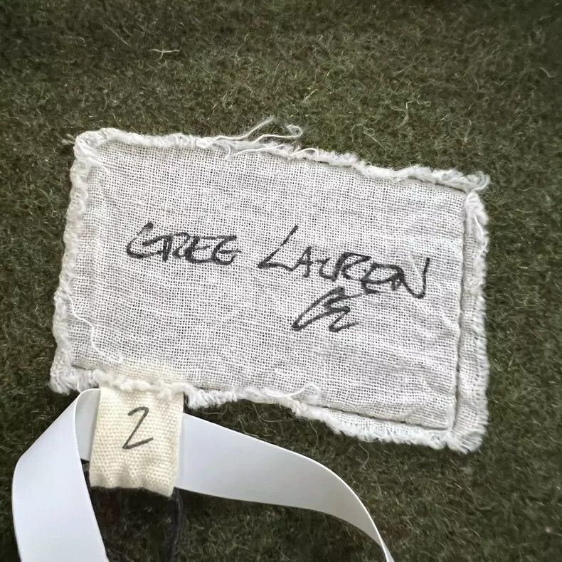 Greg Lauren greg laurenGreen spliced denim jacket jacket 2506-Nextarrow Size US M / EU 48-50 / 2 - 4 Thumbnail