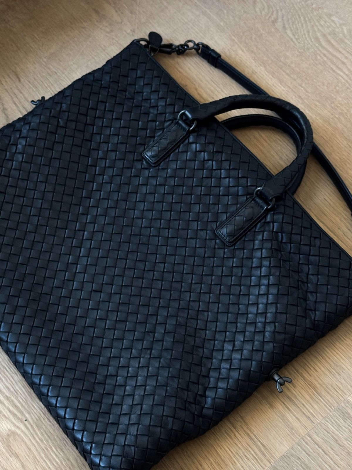 Bottega Veneta BOTTEGA VENETA Convertible Bag Intrecciato Navy Size ONE SIZE - 10 Thumbnail