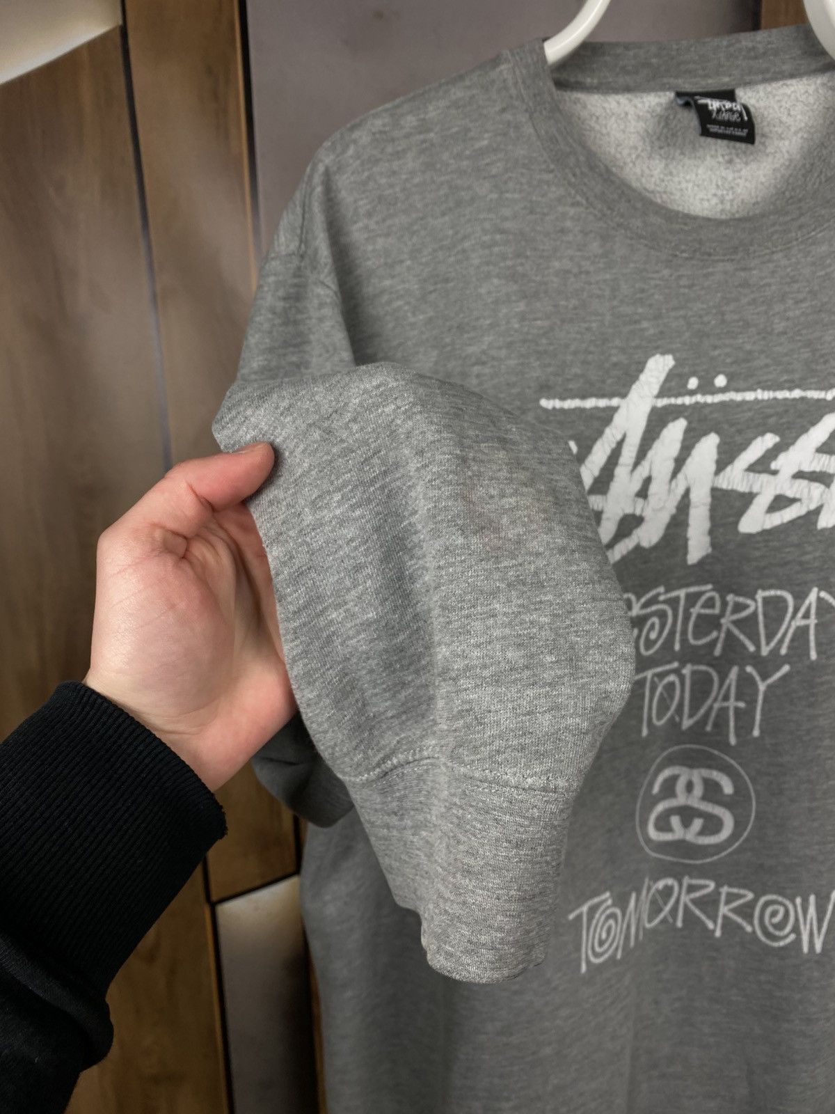 Stussy 💀Vintage Sweatshirt Stussy Yesterday Today Tomorrow VTG Tee💀 Size US XL / EU 56 / 4 - 3 Thumbnail