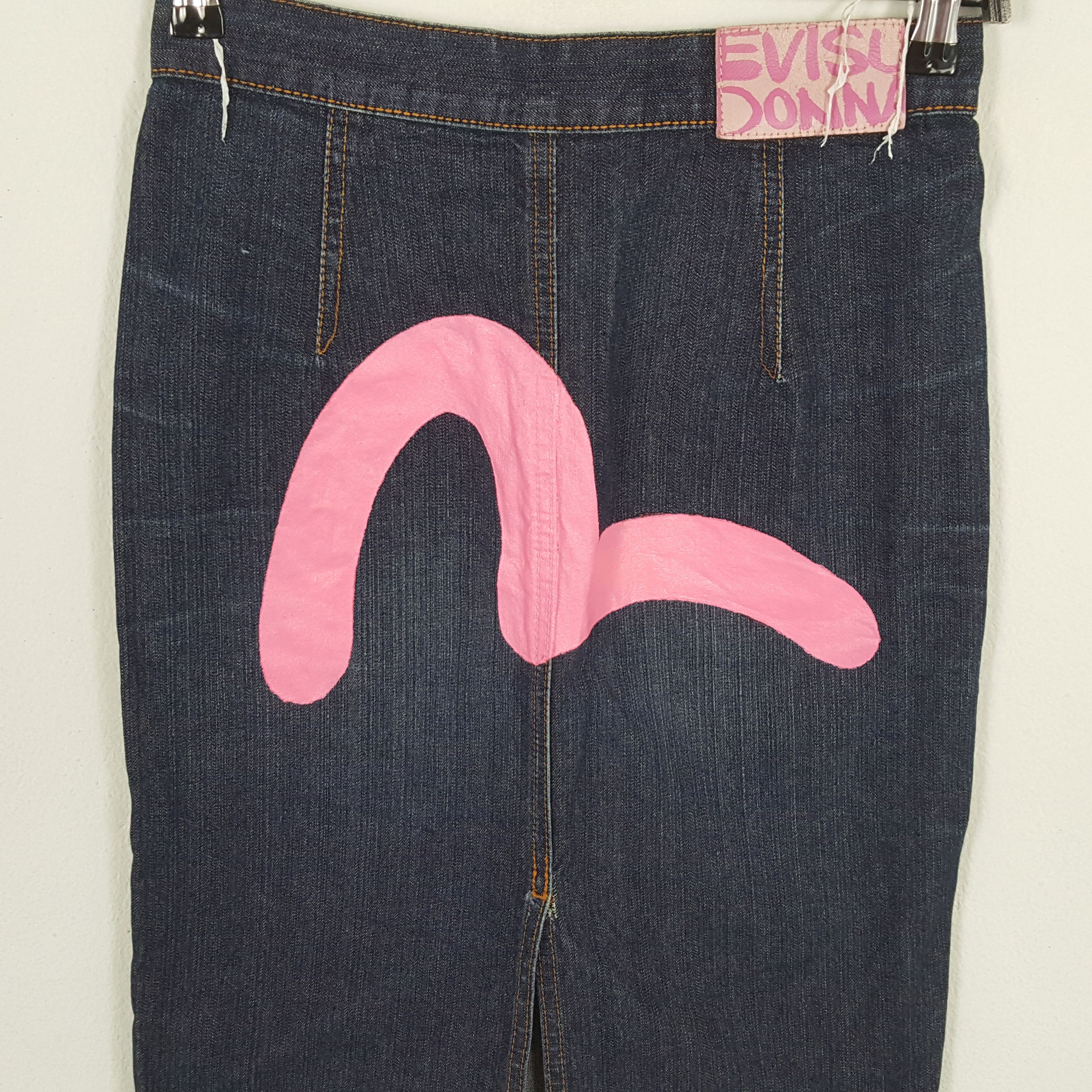 Evisu EVISU Japanese Brand Fashion Style Custom Daicock Skirt Size 25" / US 0 / IT 36 - 2 Thumbnail