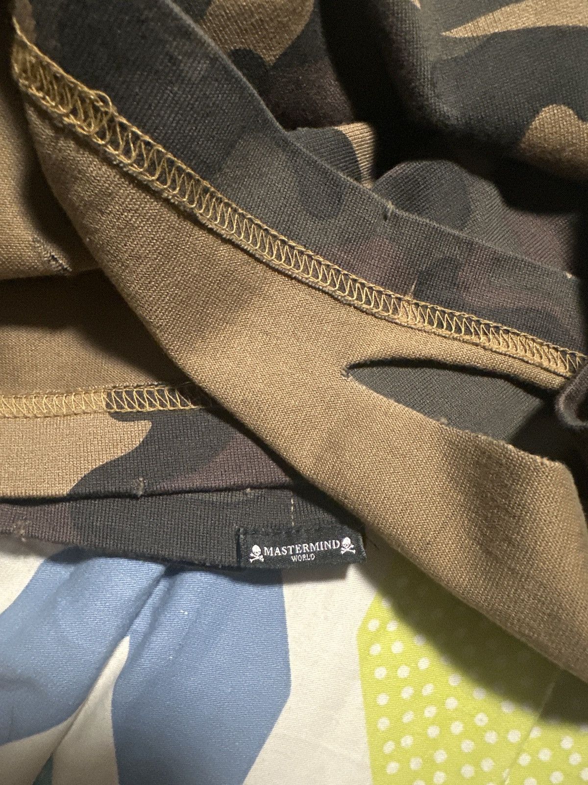 Mastermind World Mastermind WORLD 17SS Damaged Camo Long Sleeve Tee Size US M / EU 48-50 / 2 - 11 Thumbnail