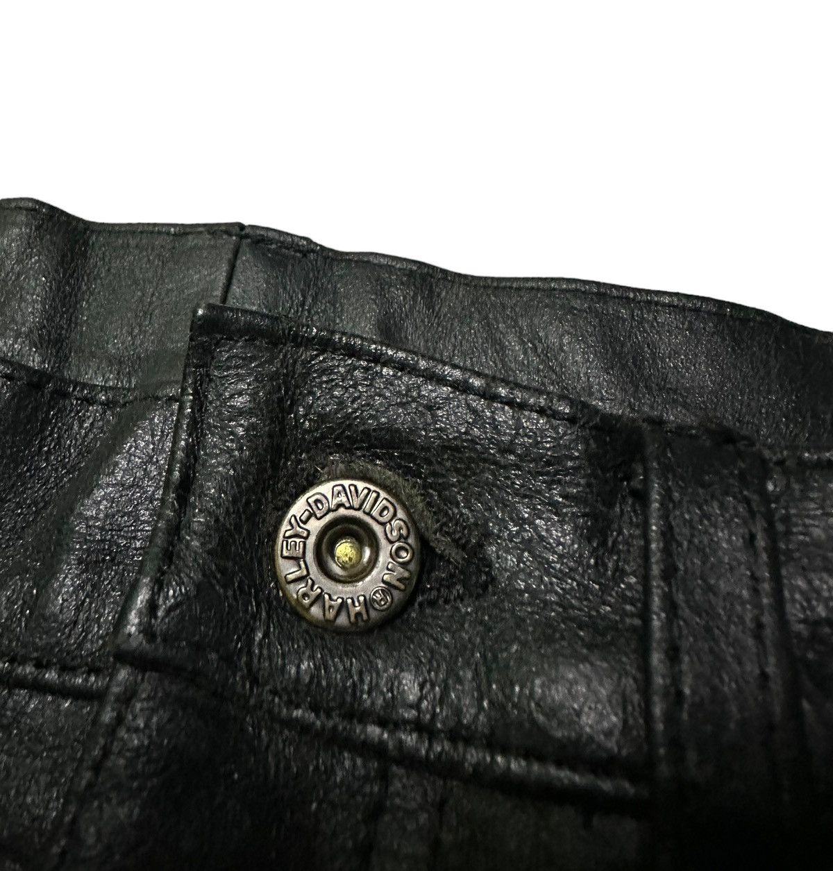 Leather Harley davidson leather pants Size US 30 / EU 46 - 2 Thumbnail