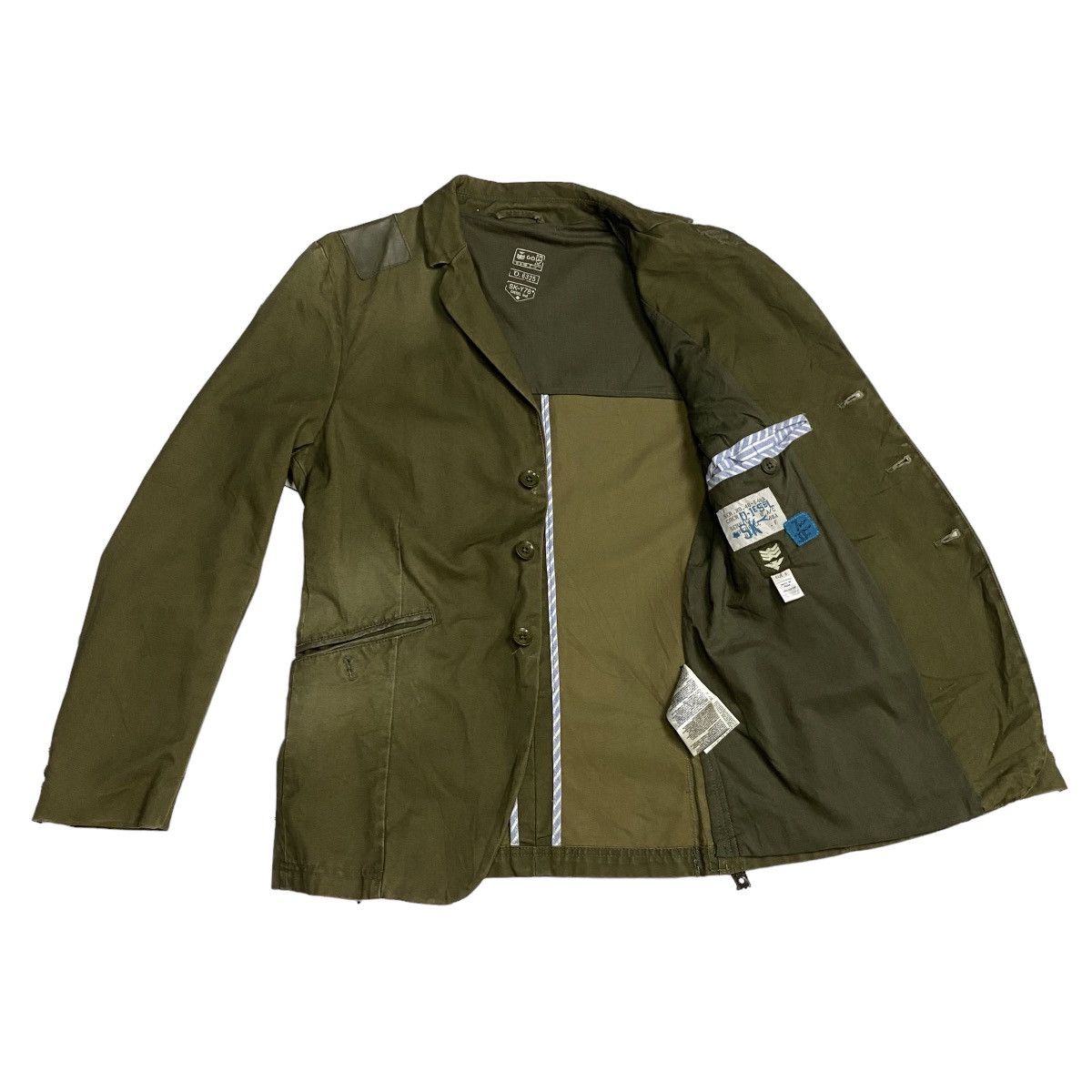 Diesel Vintage Diesel Jacket olive patina green Size US S / EU 44-46 / 1 - 7 Thumbnail
