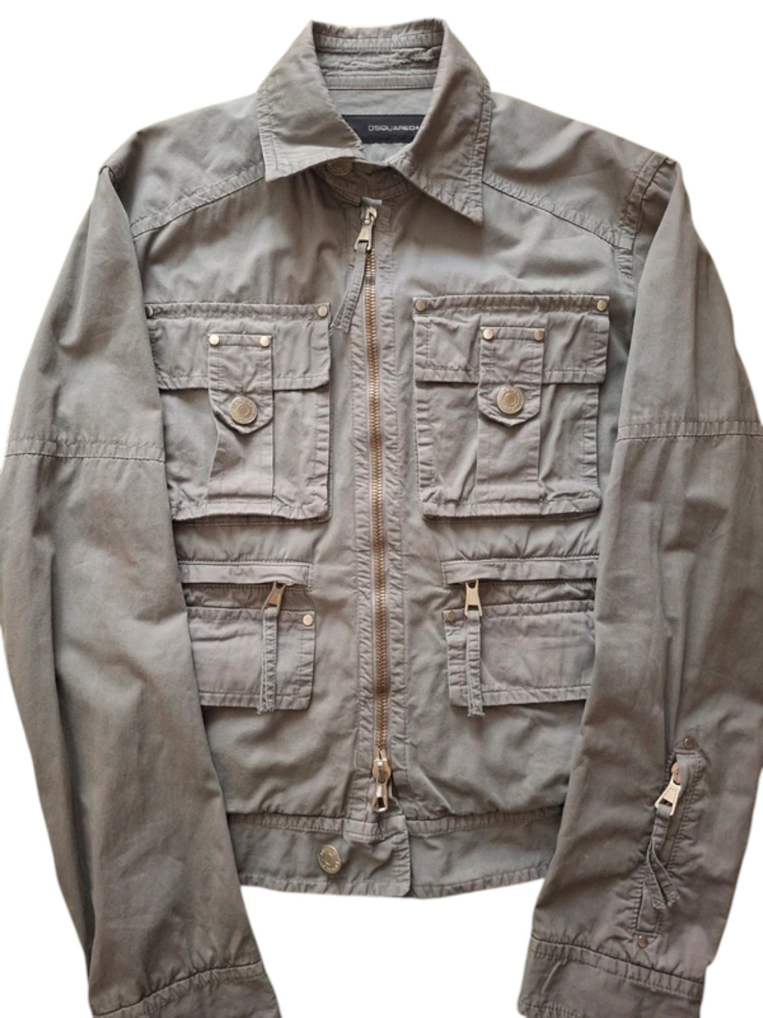 Dsquared2 Utility Jacket – Multi Pocket – Zip Front IT 52